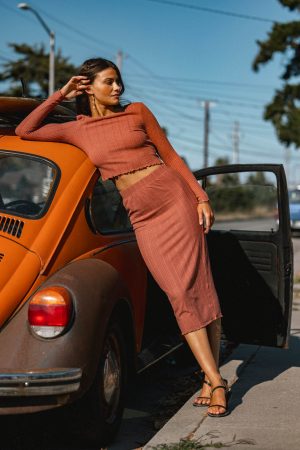 Brennan Knit Midi Skirt