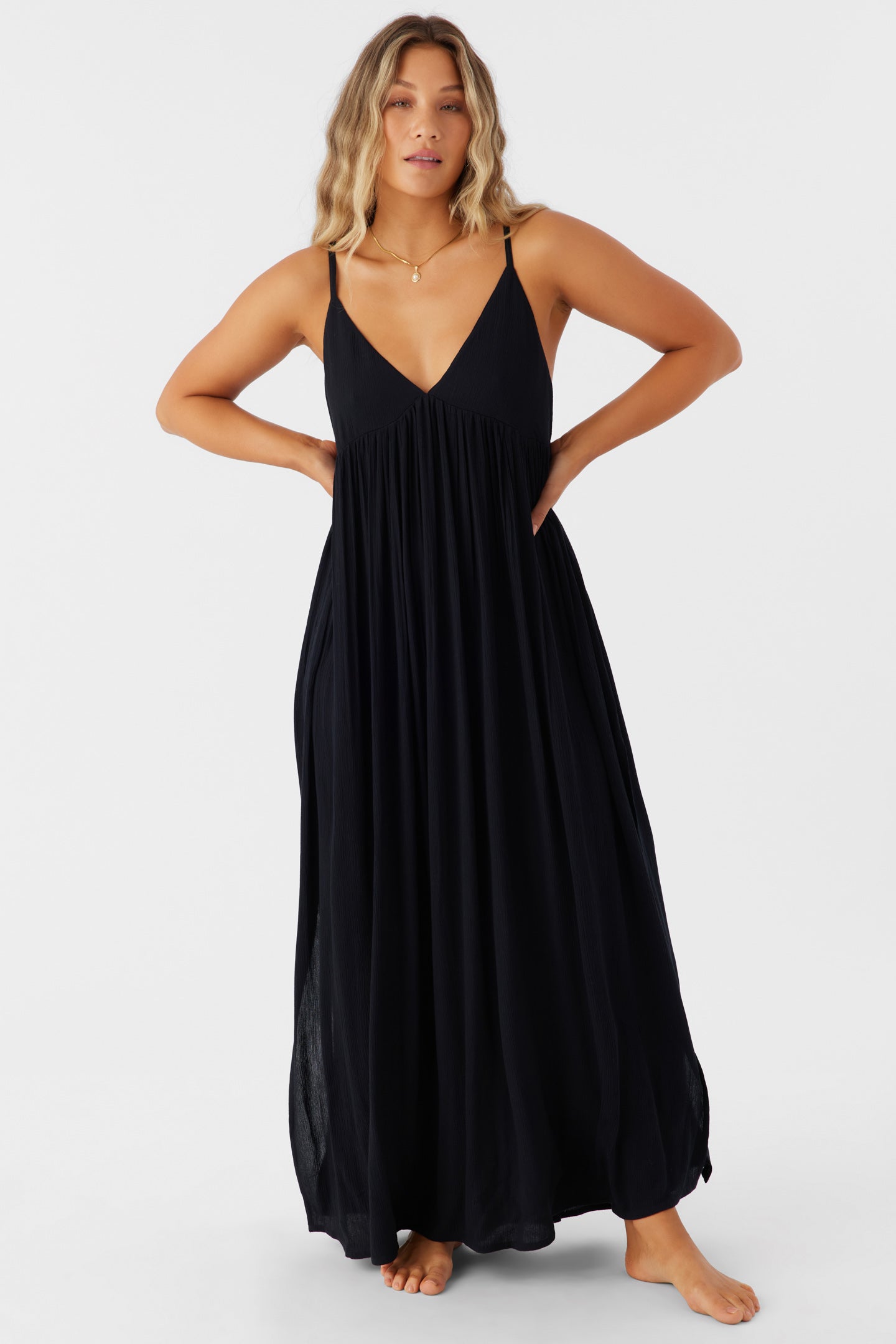Saltwater Solids Mel Maxi Cover-Up Dress - Image 3