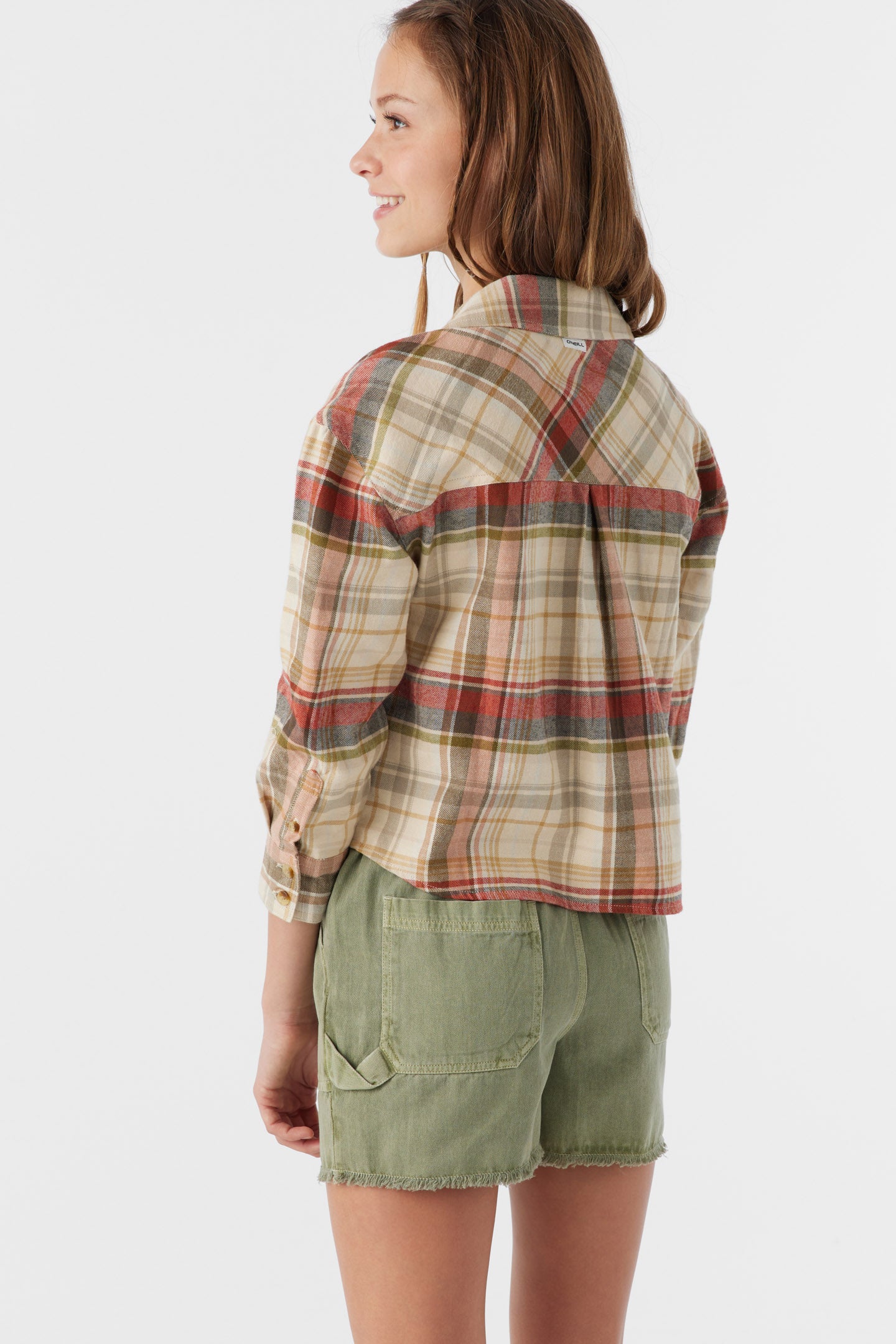 Girl's Leslye Flannel Shirt - Image 2