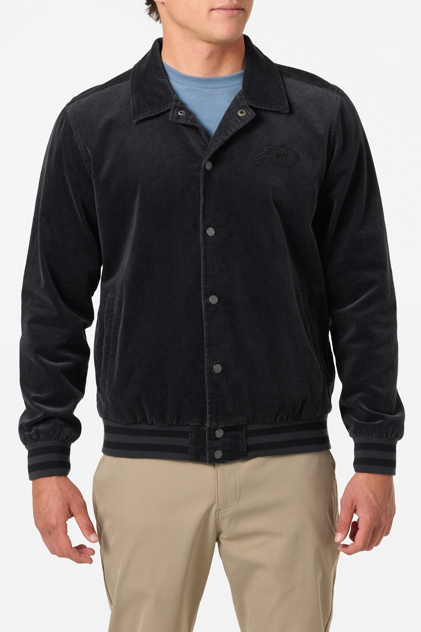Cowell Cord Bomber Varsity Jacket - Image 2