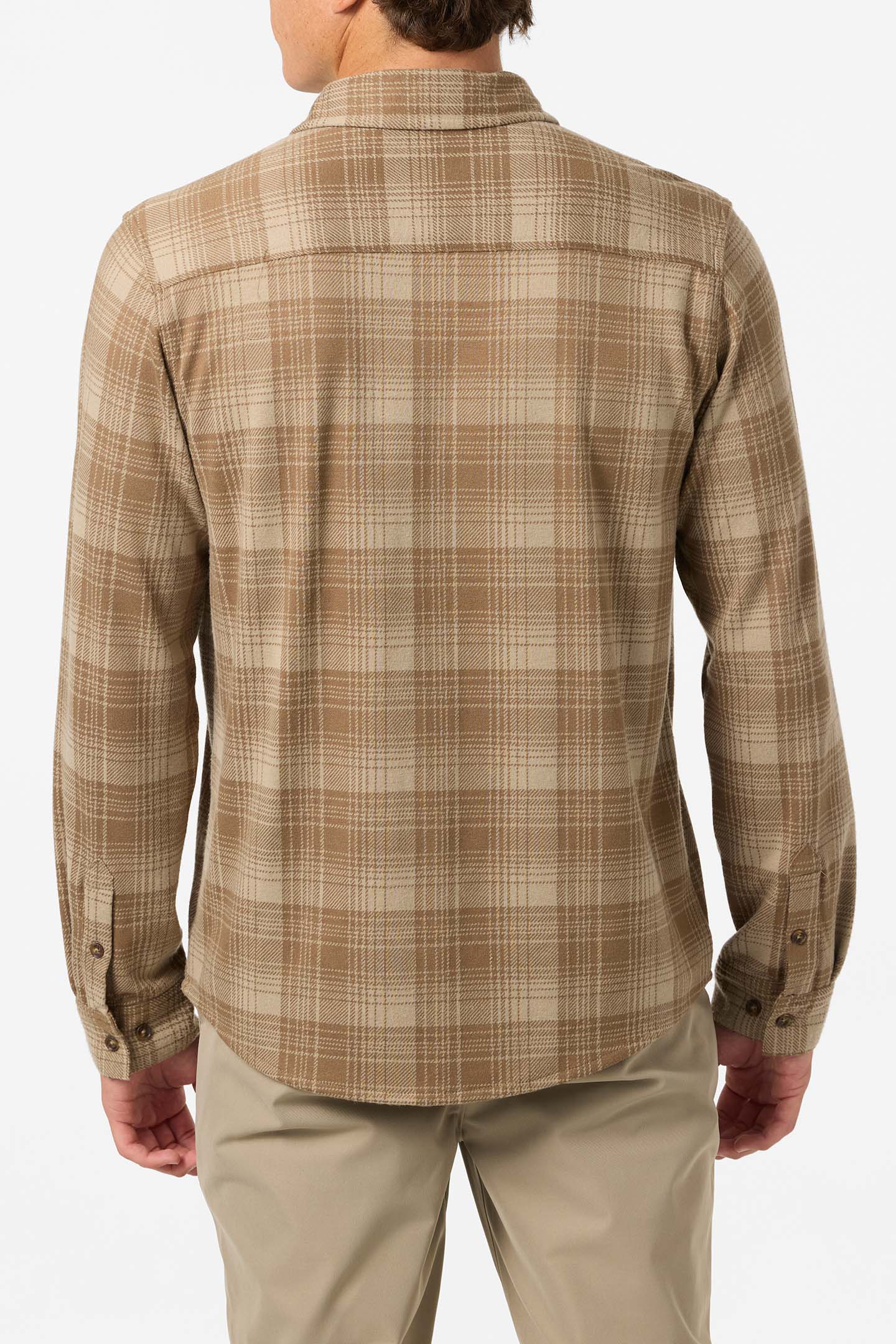 Sutton Knit Plaid Standard Fit Long Sleeve Shirt - Image 5
