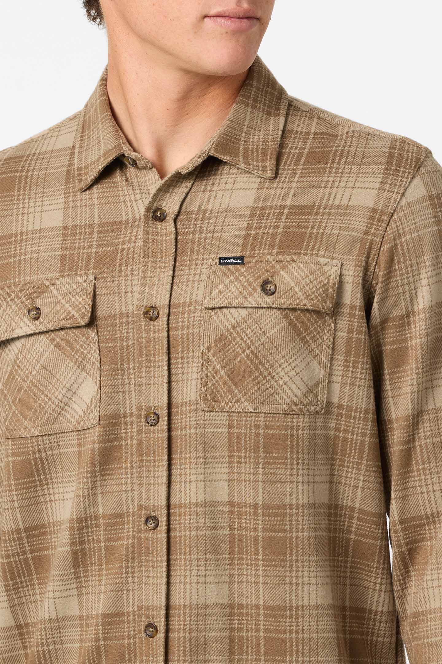 Sutton Knit Plaid Standard Fit Long Sleeve Shirt - Image 4