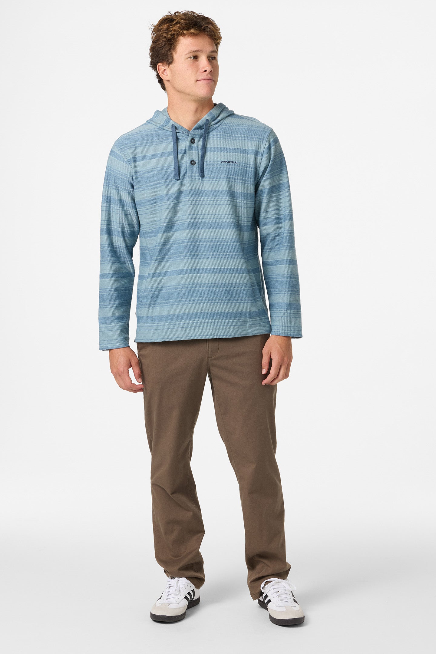Bavaro Stripe Poncho Pullover Fleece - Image 3