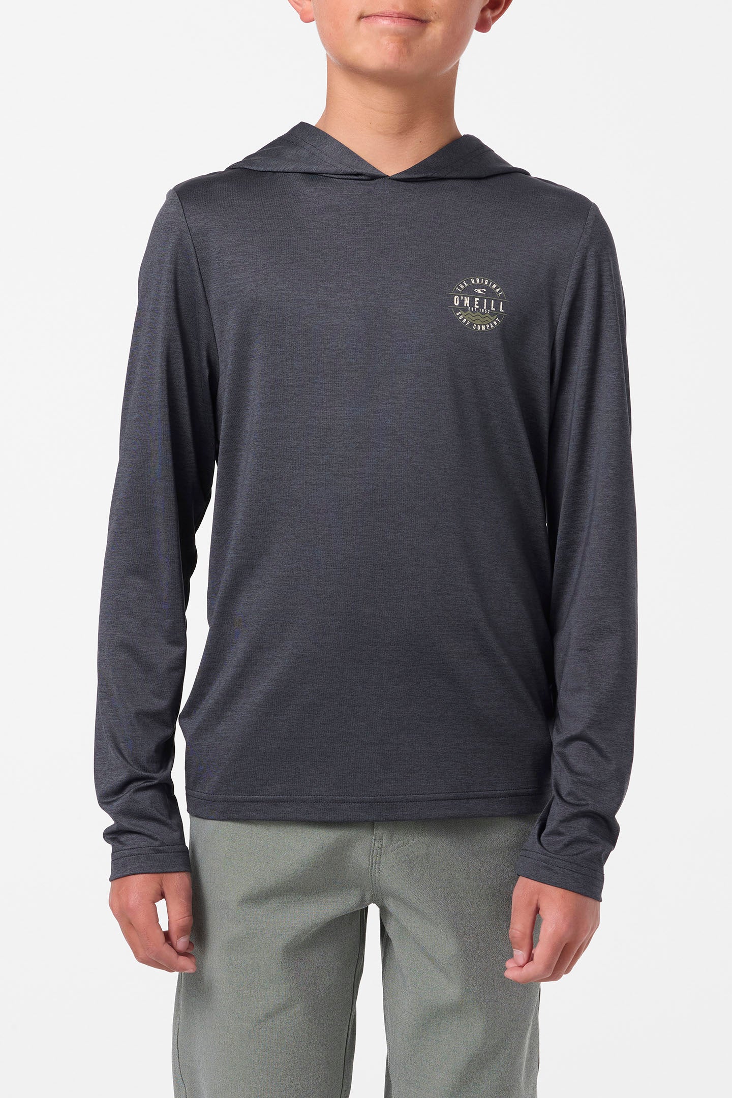 Boy's TRVLR UPF Hooded Blaze Long Sleeve Pullover - Image 2