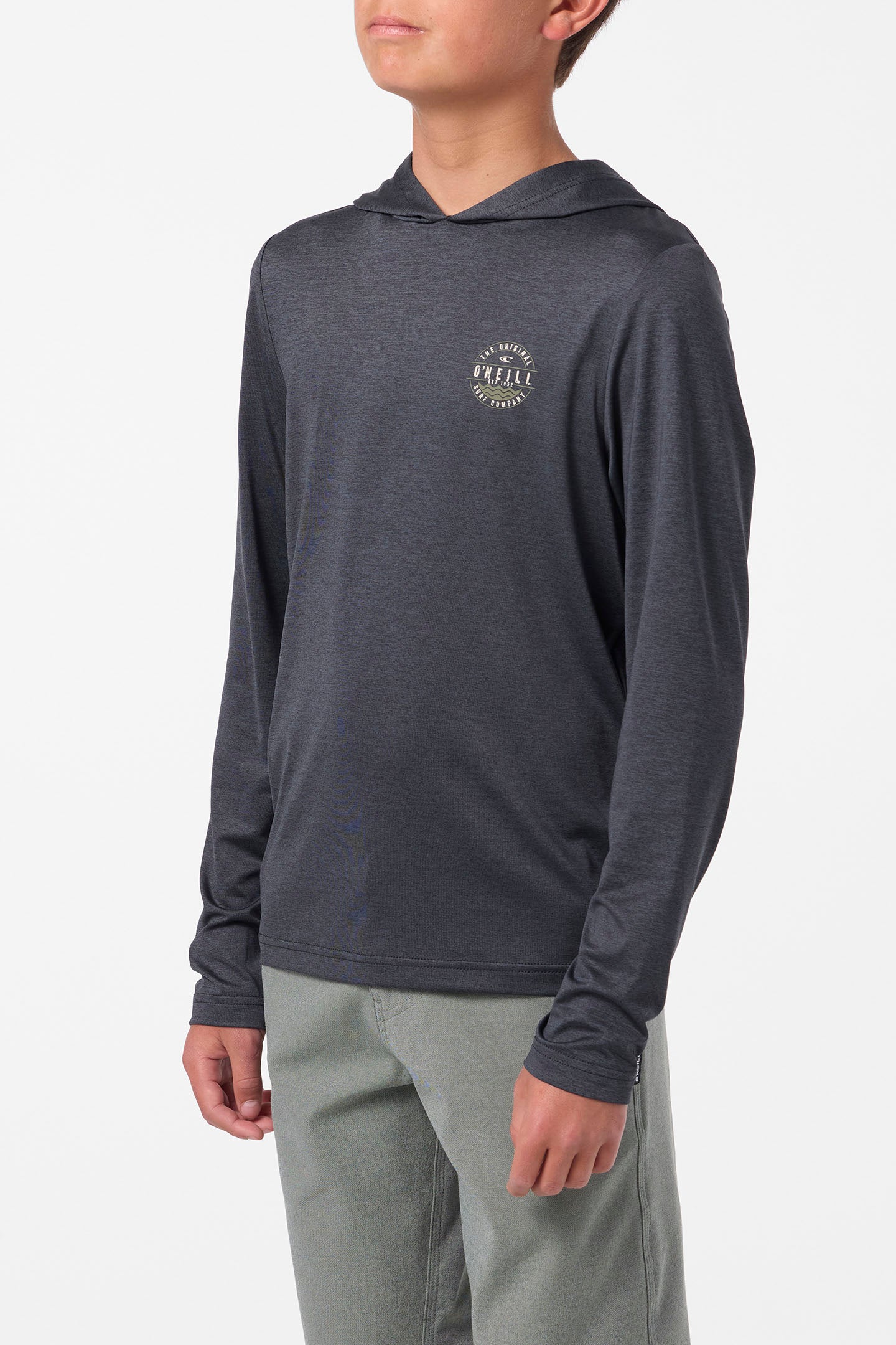 Boy's TRVLR UPF Hooded Blaze Long Sleeve Pullover - Image 3