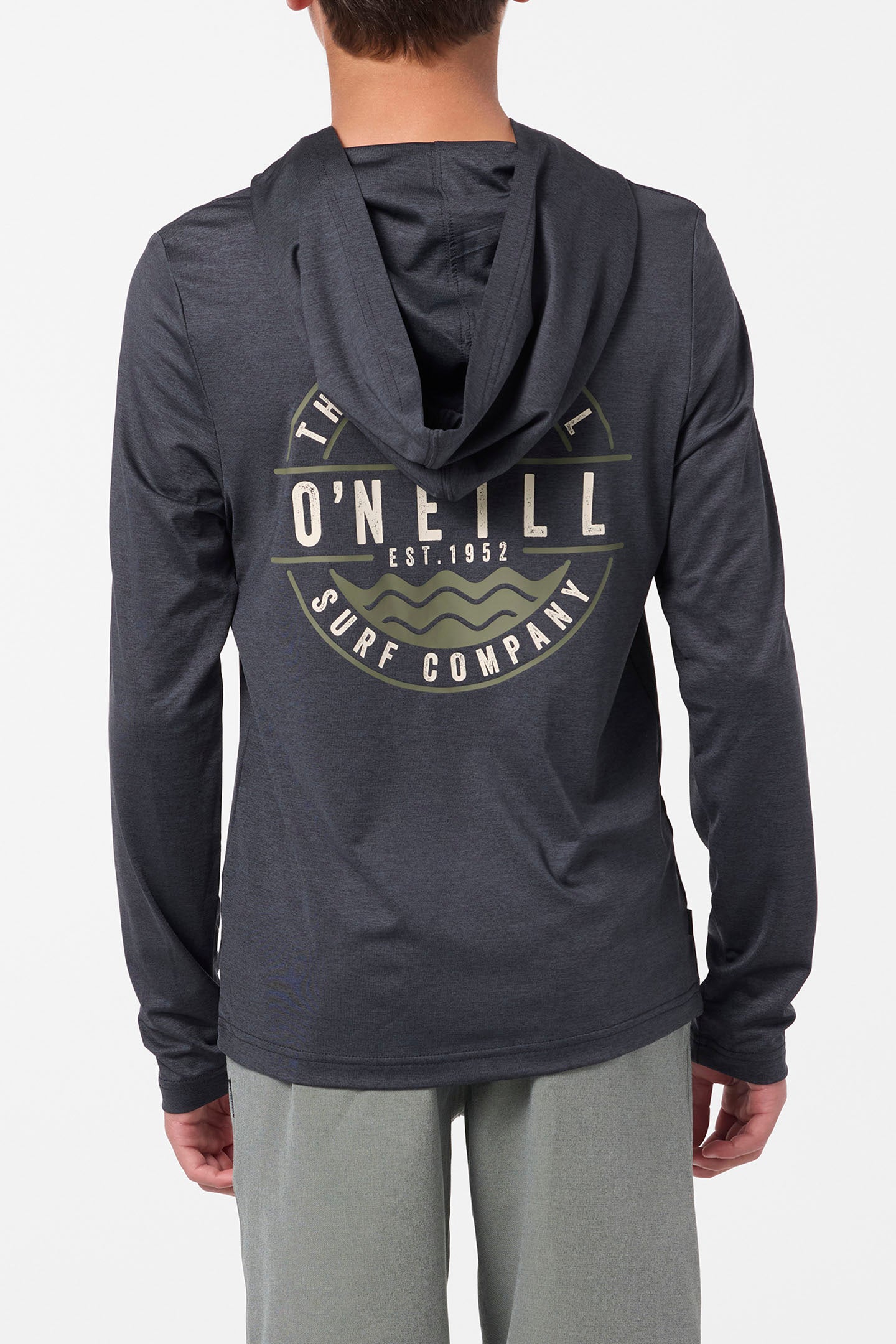 Boy's TRVLR UPF Hooded Blaze Long Sleeve Pullover - Image 4