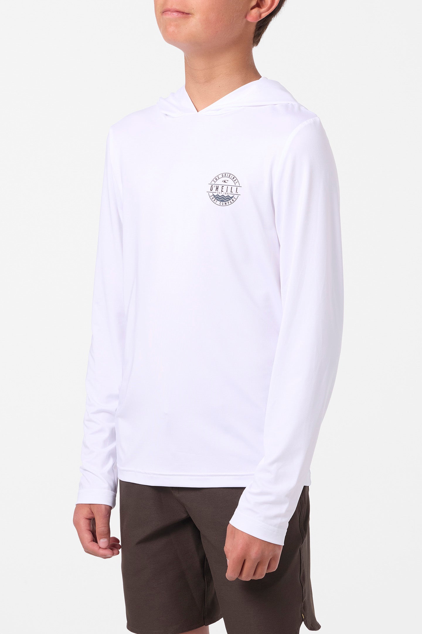 Boy's TRVLR UPF Hooded Blaze Long Sleeve Pullover - Image 3