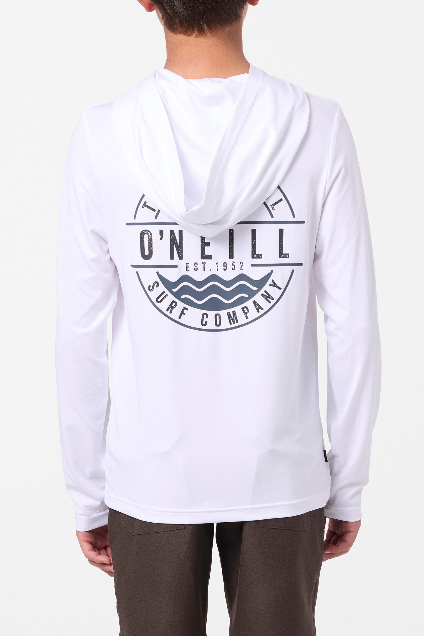 Boy's TRVLR UPF Hooded Blaze Long Sleeve Pullover - Image 4