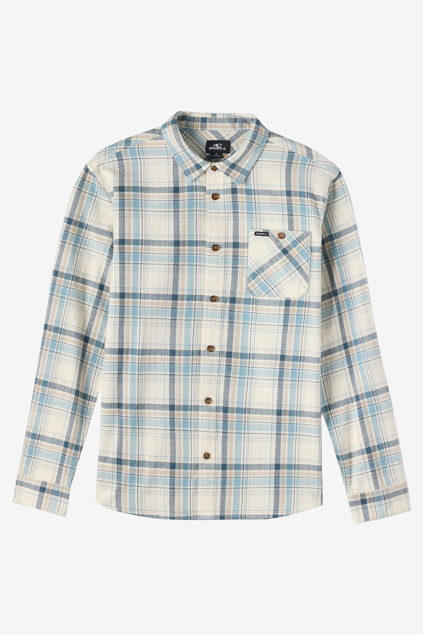 Boy's Redmond Plaid Flannel Long Sleeve Shirt