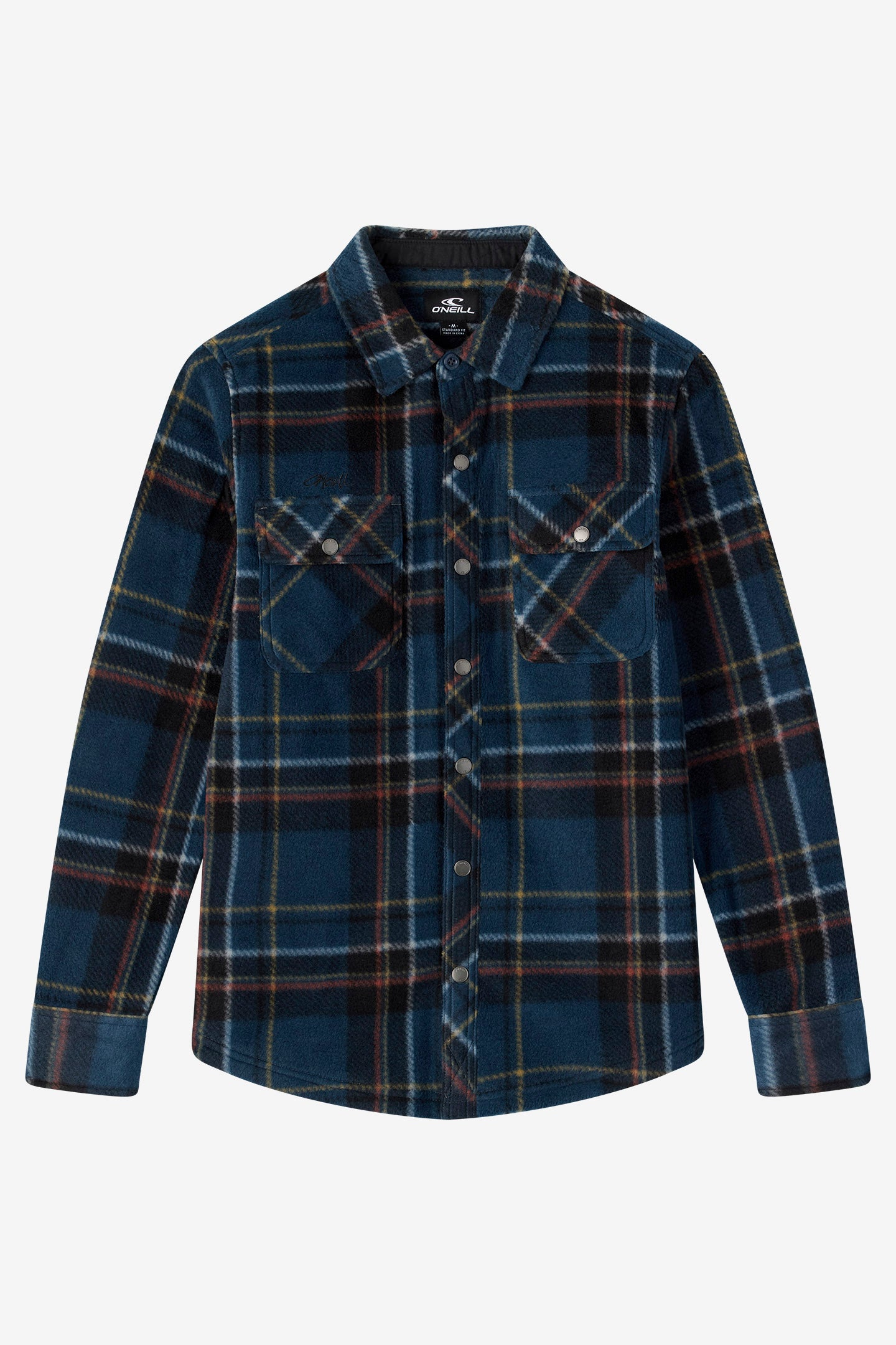 Boy's Glacier Plaid Superfleece Long Sleeve Shirt
