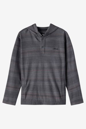 Boy's Bavaro Stripe Poncho Pullover Fleece