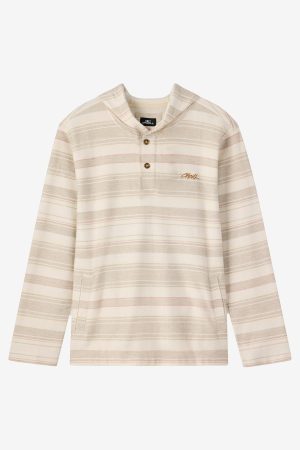 Boy's Bavaro Stripe Poncho Pullover Fleece