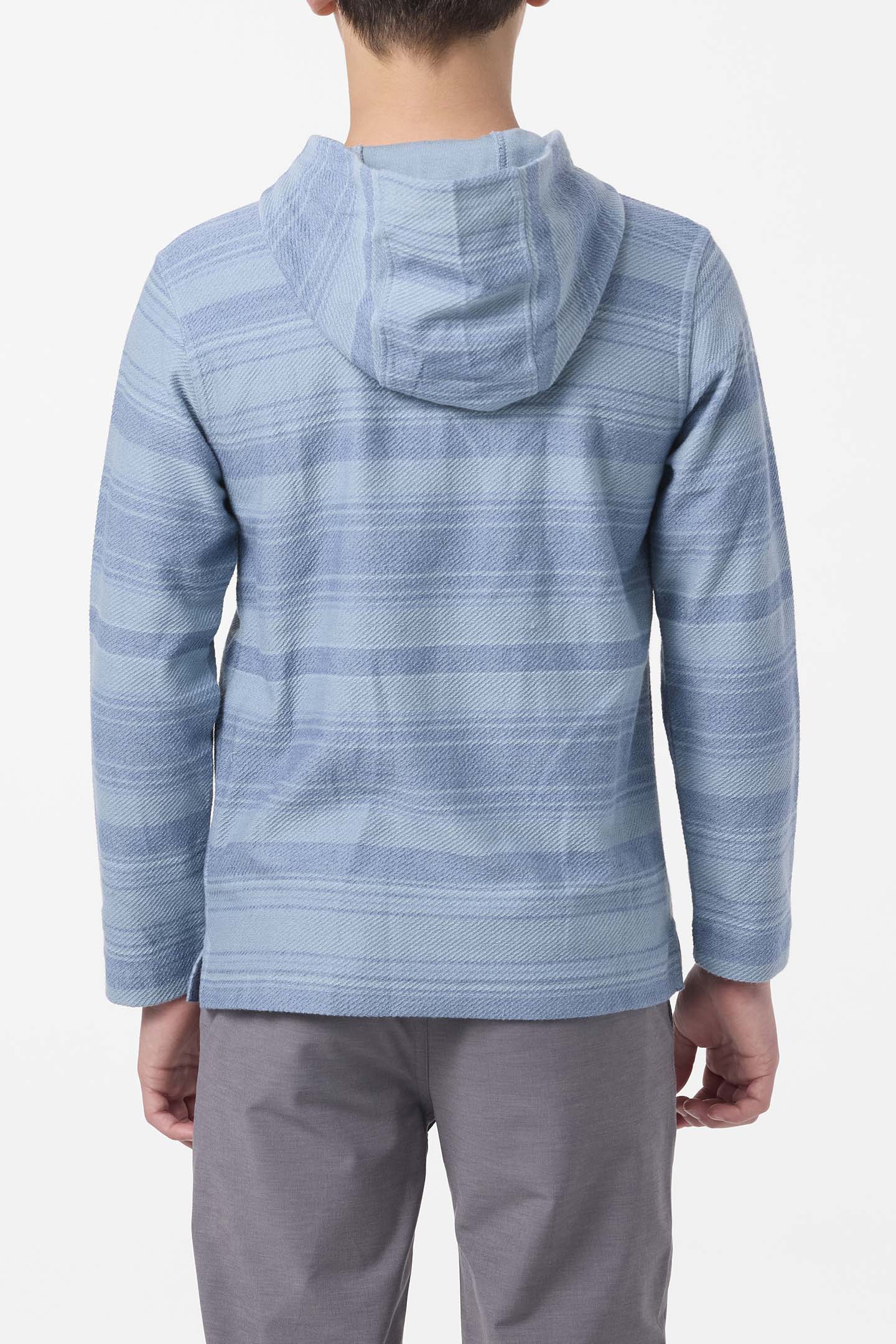 Boy's Bavaro Stripe Poncho Pullover Fleece - Image 4