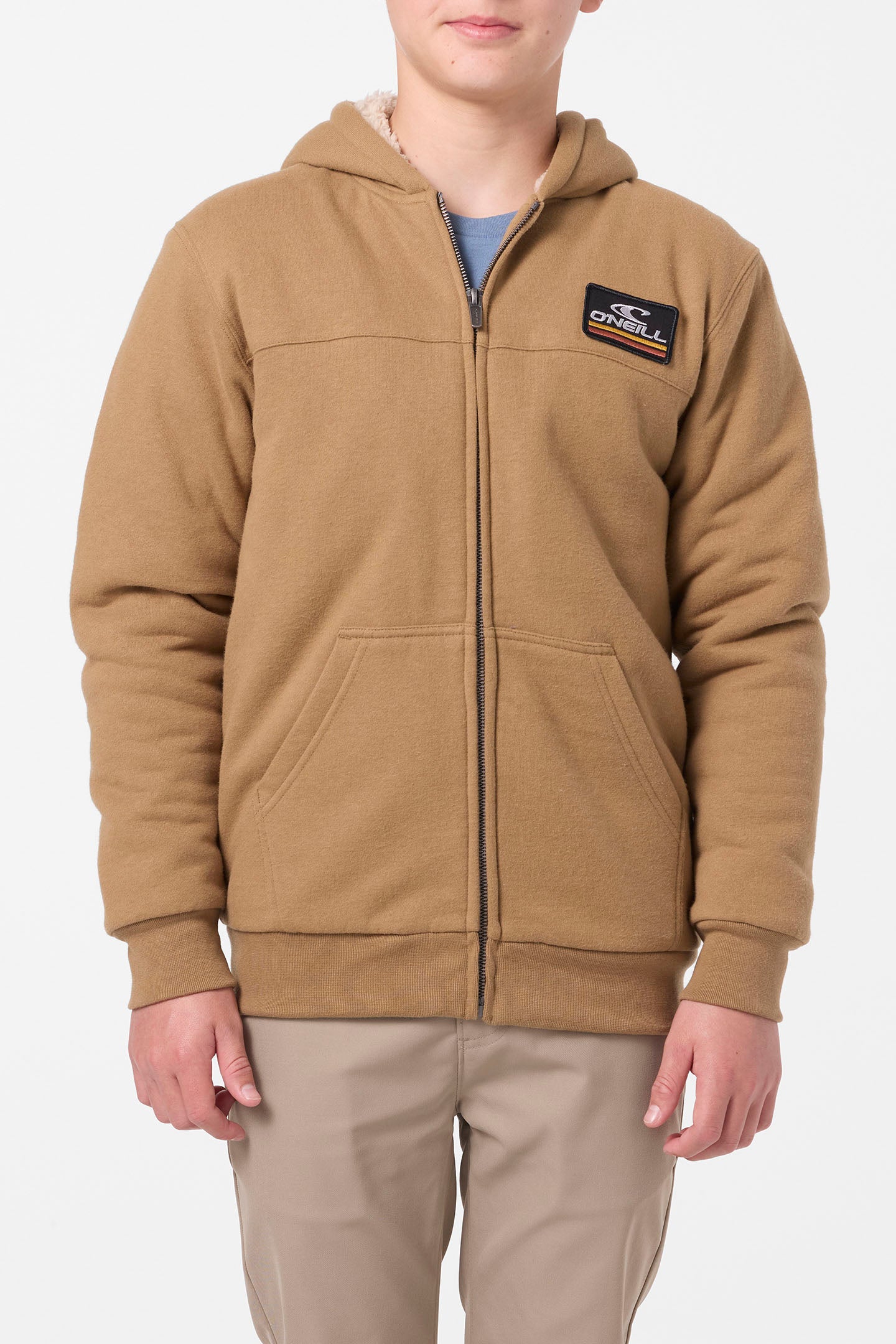 Boy's Fifty Two High Pile Zip Fleece - Image 2