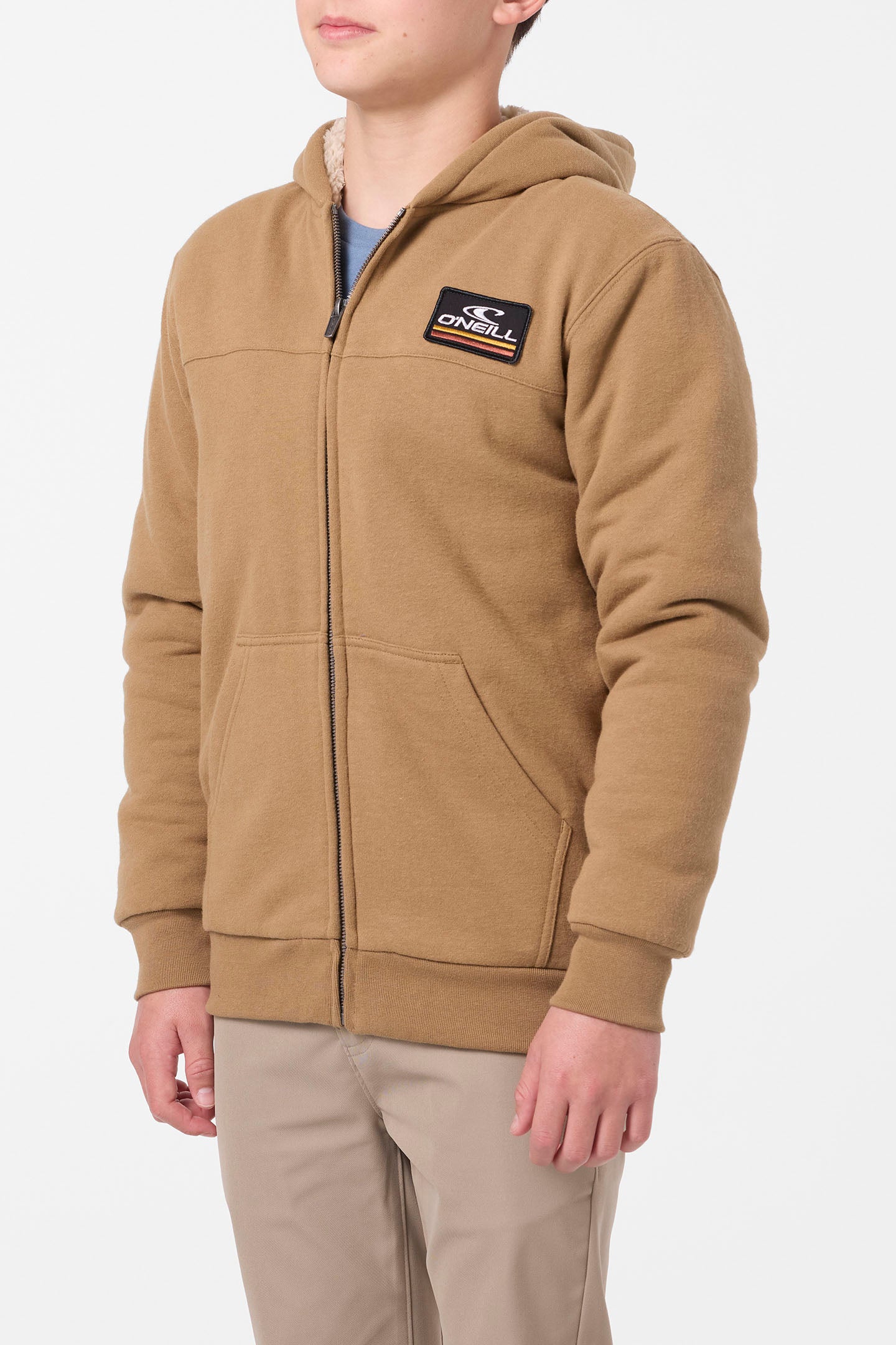 Boy's Fifty Two High Pile Zip Fleece - Image 3