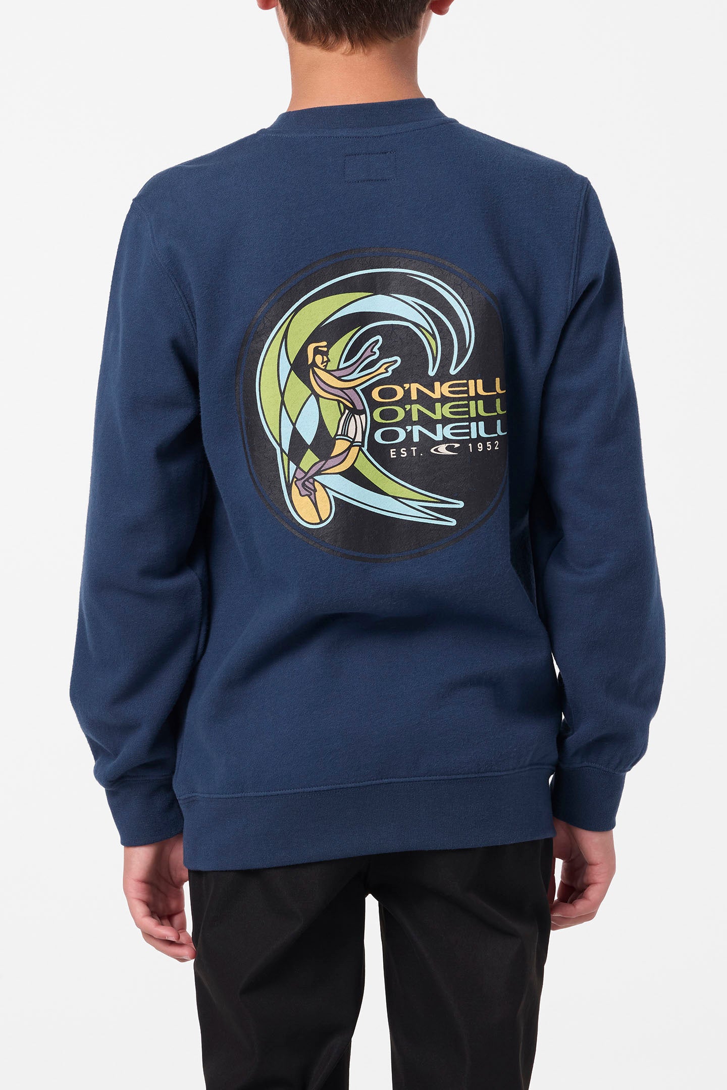 Boy's Fifty Two Cliffs Crew Neck Fleece - Image 4