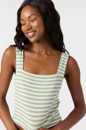 Vanessa Stripe Sleeveless Top