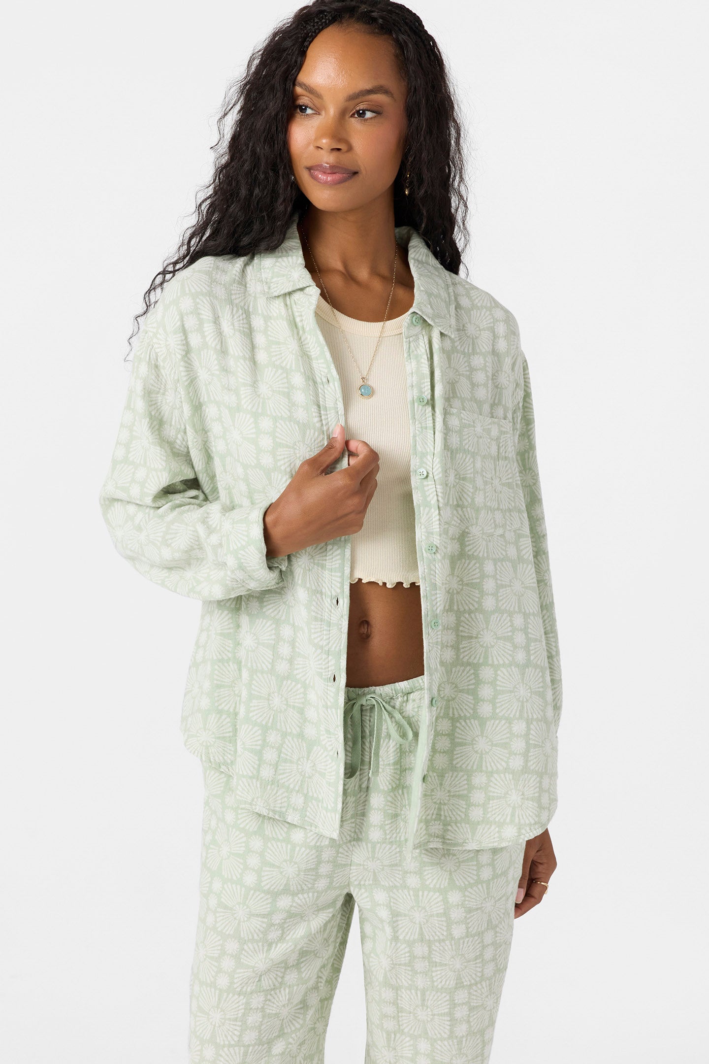Leni Relaxed Geo Long Sleeve Top - Image 5