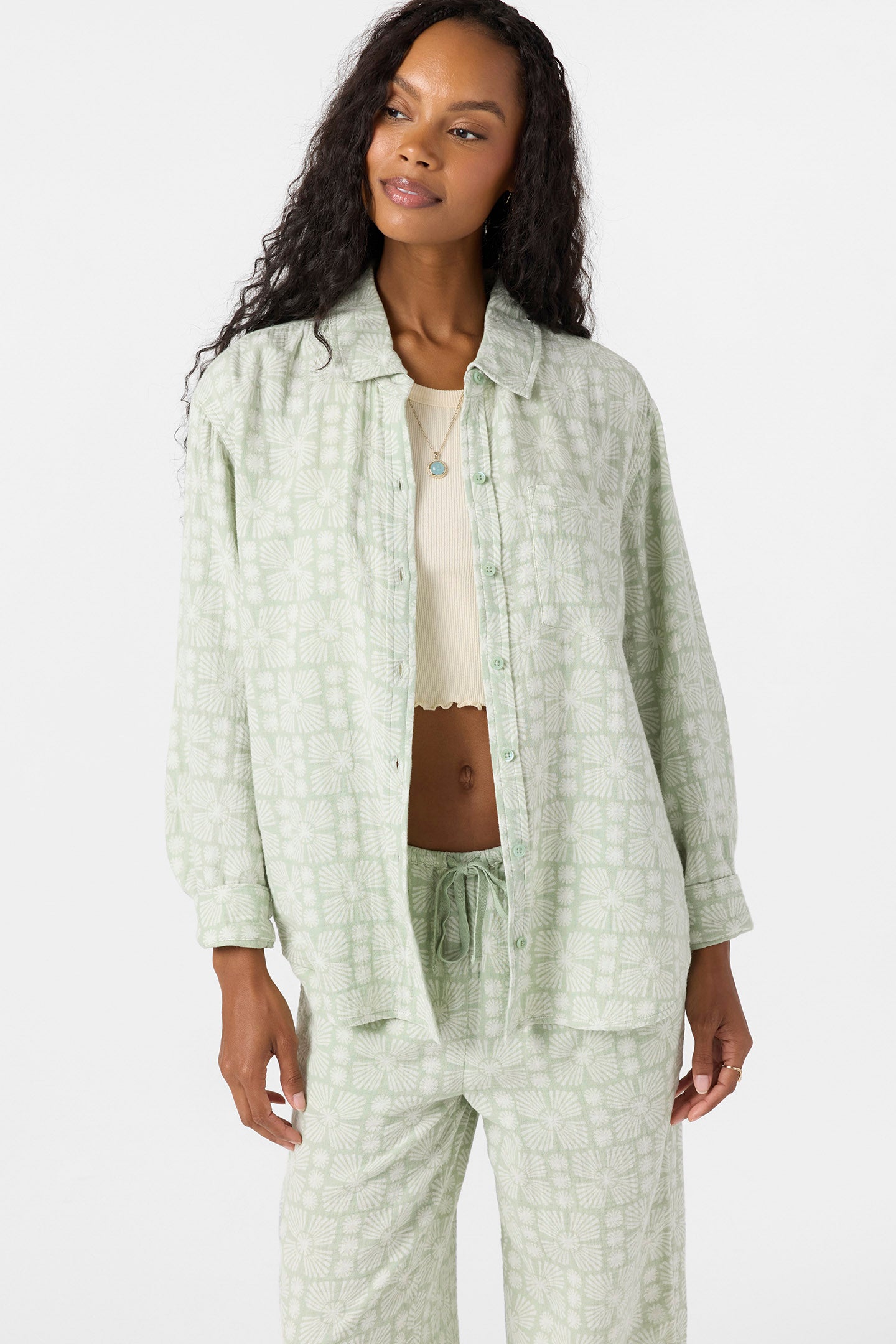 Leni Relaxed Geo Long Sleeve Top - Image 7
