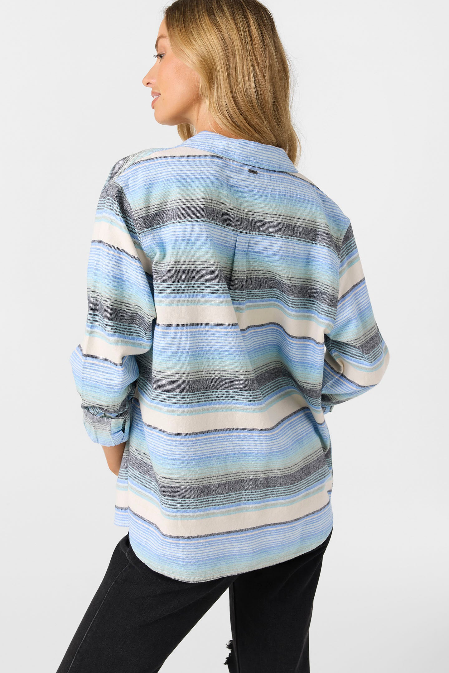 Logan Flannel Long Sleeve Top - Image 2