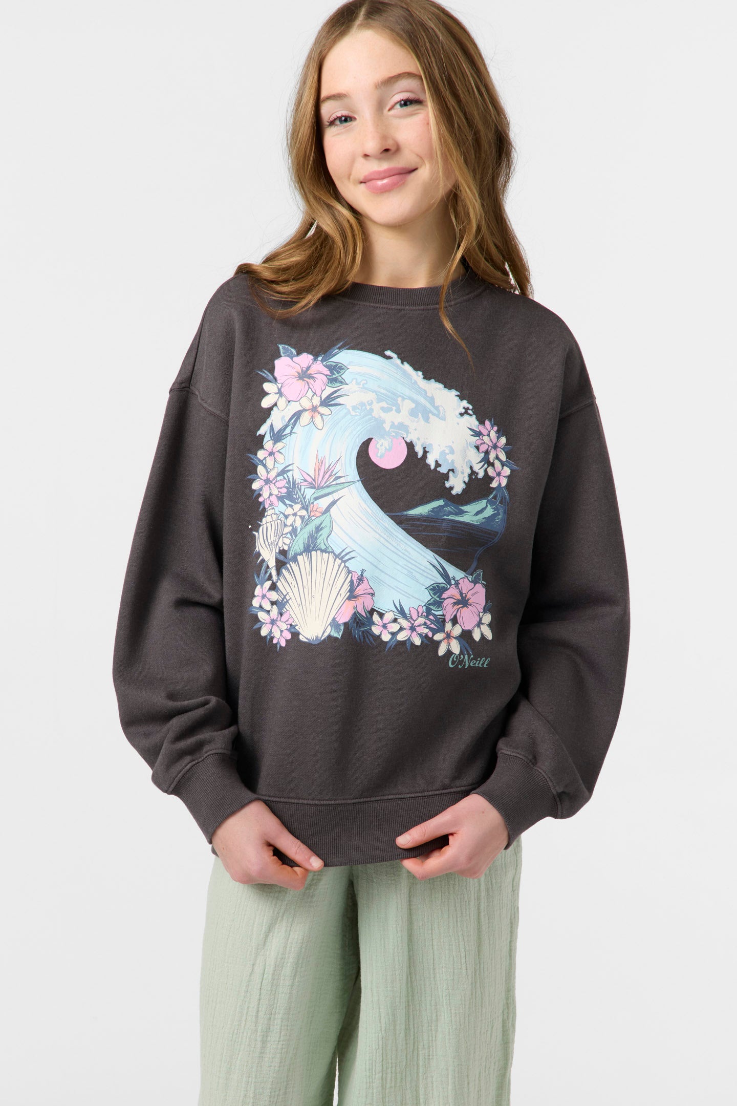 Girl's Skylar Crew Neck Fleece - Image 4