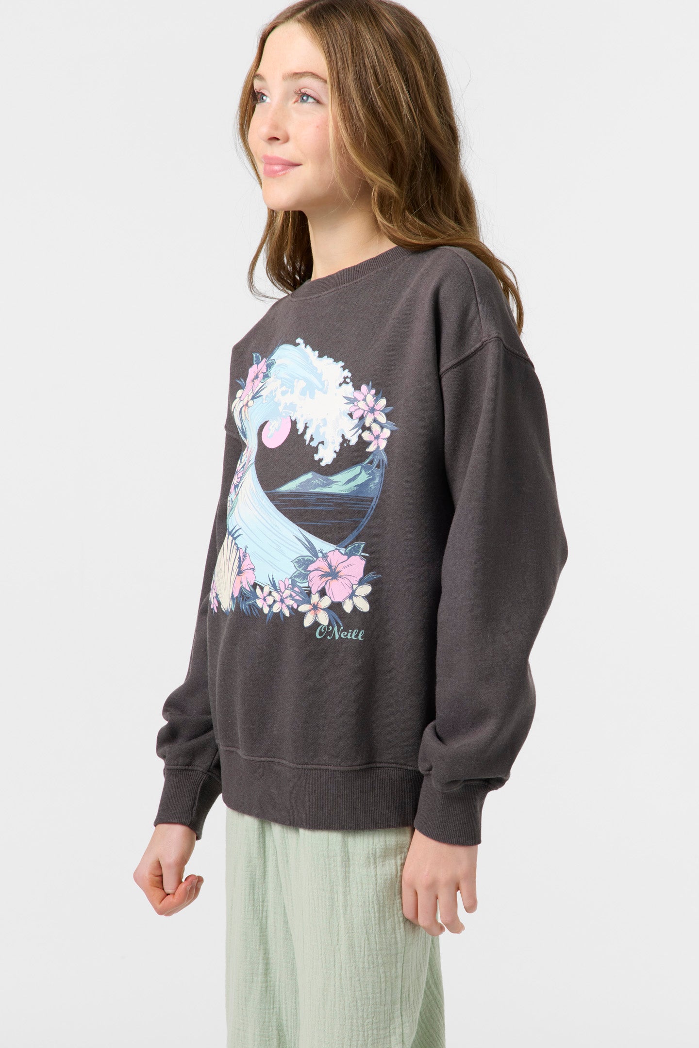 Girl's Skylar Crew Neck Fleece - Image 5