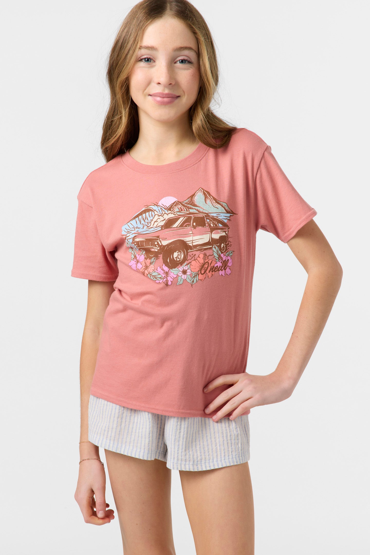 Girl's Sunset Crossing Tee - Image 6