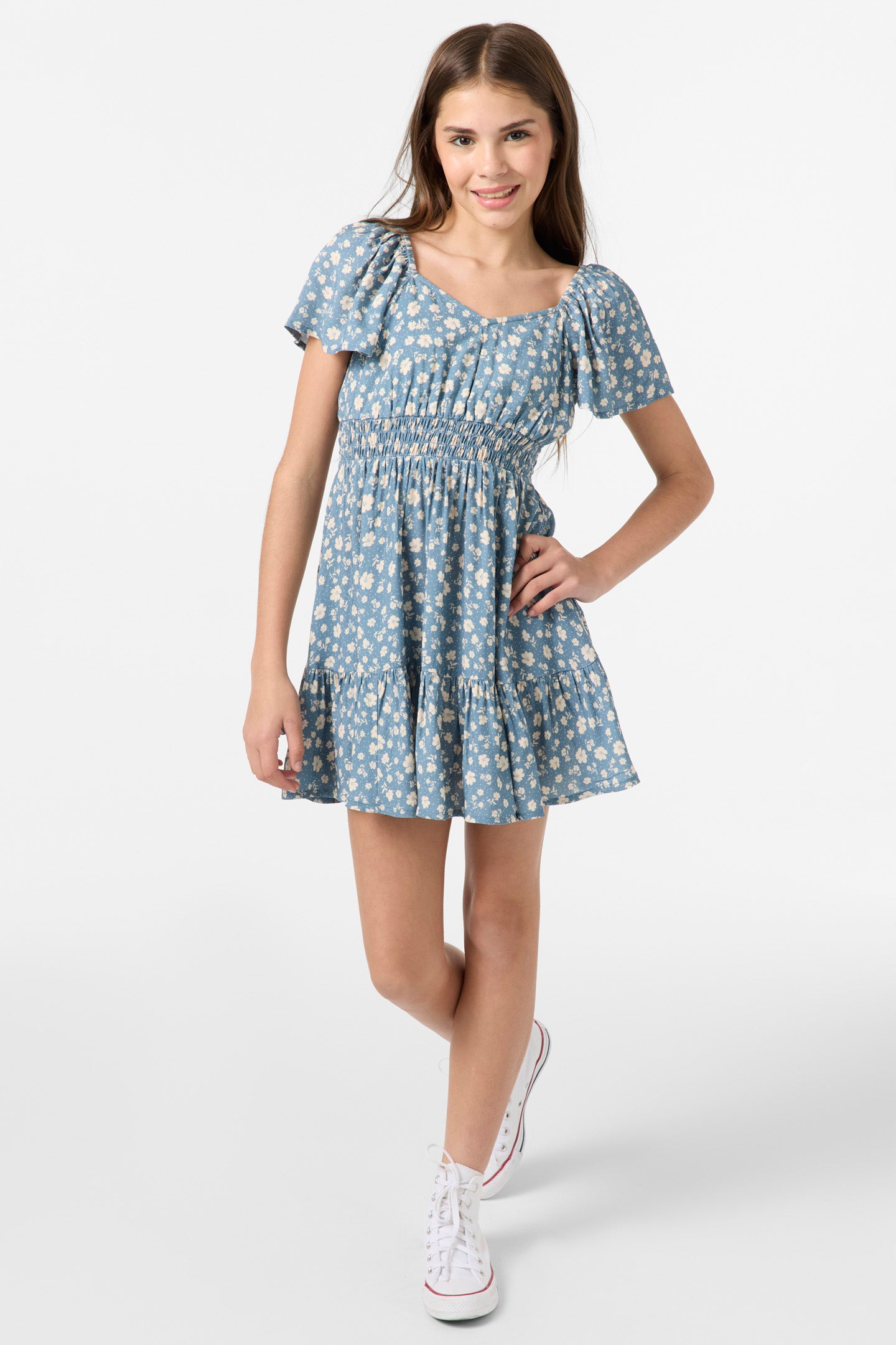Girl's Langley Primrose Short Dress - Image 3
