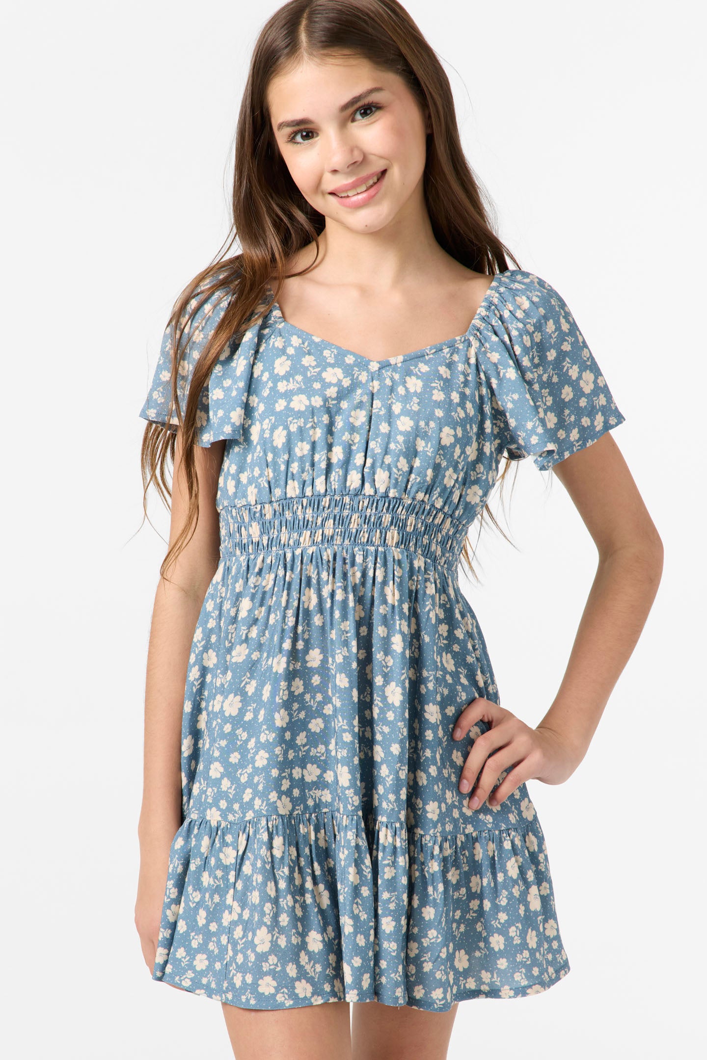 Girl's Langley Primrose Short Dress - Image 7