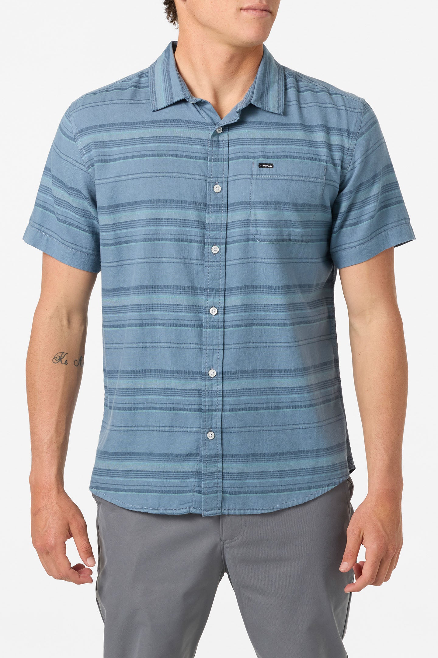 Seafaring Stripe Stretch Standard Fit Shirt - Image 2