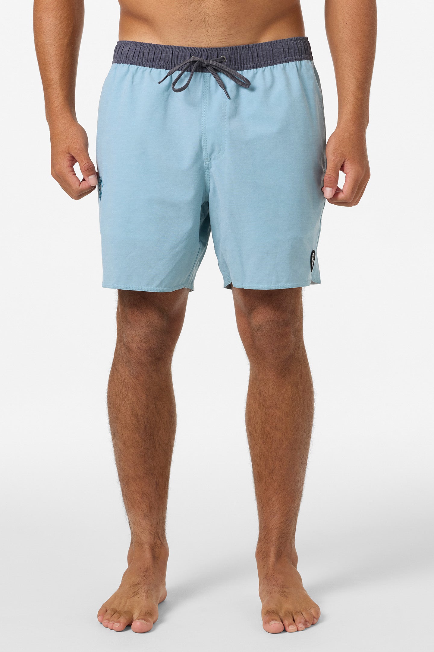 O'Riginals Solid Scallop Elastic Waist 16 Swim Trunks - Image 2