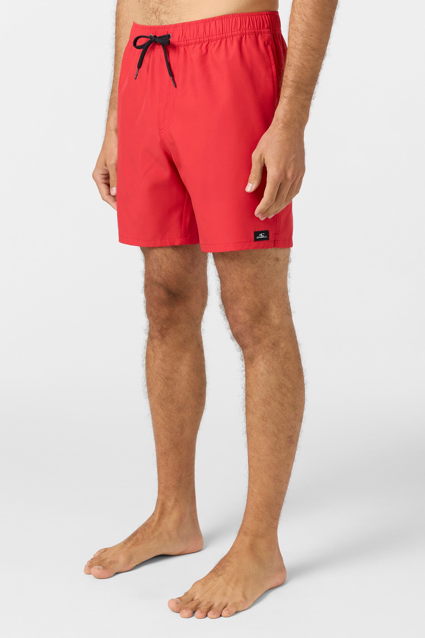 Lennox Hermosa Solid Elastic Waist 17 Swim Trunks - Image 3