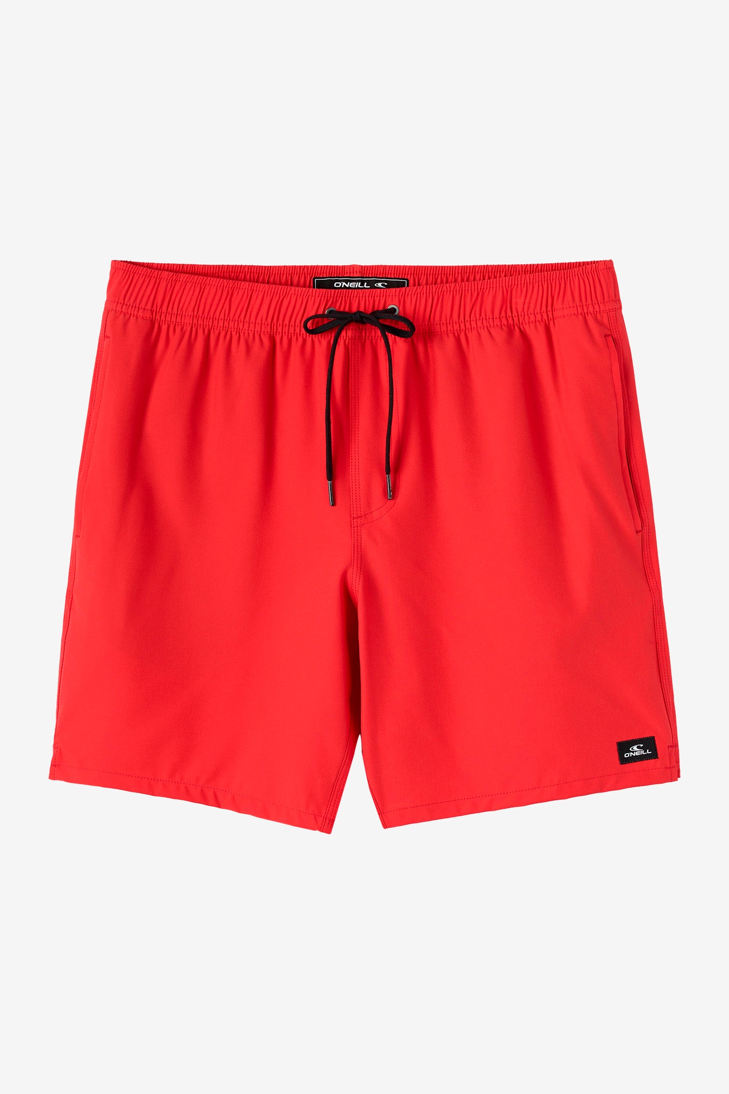 Lennox Hermosa Solid Elastic Waist 17 Swim Trunks