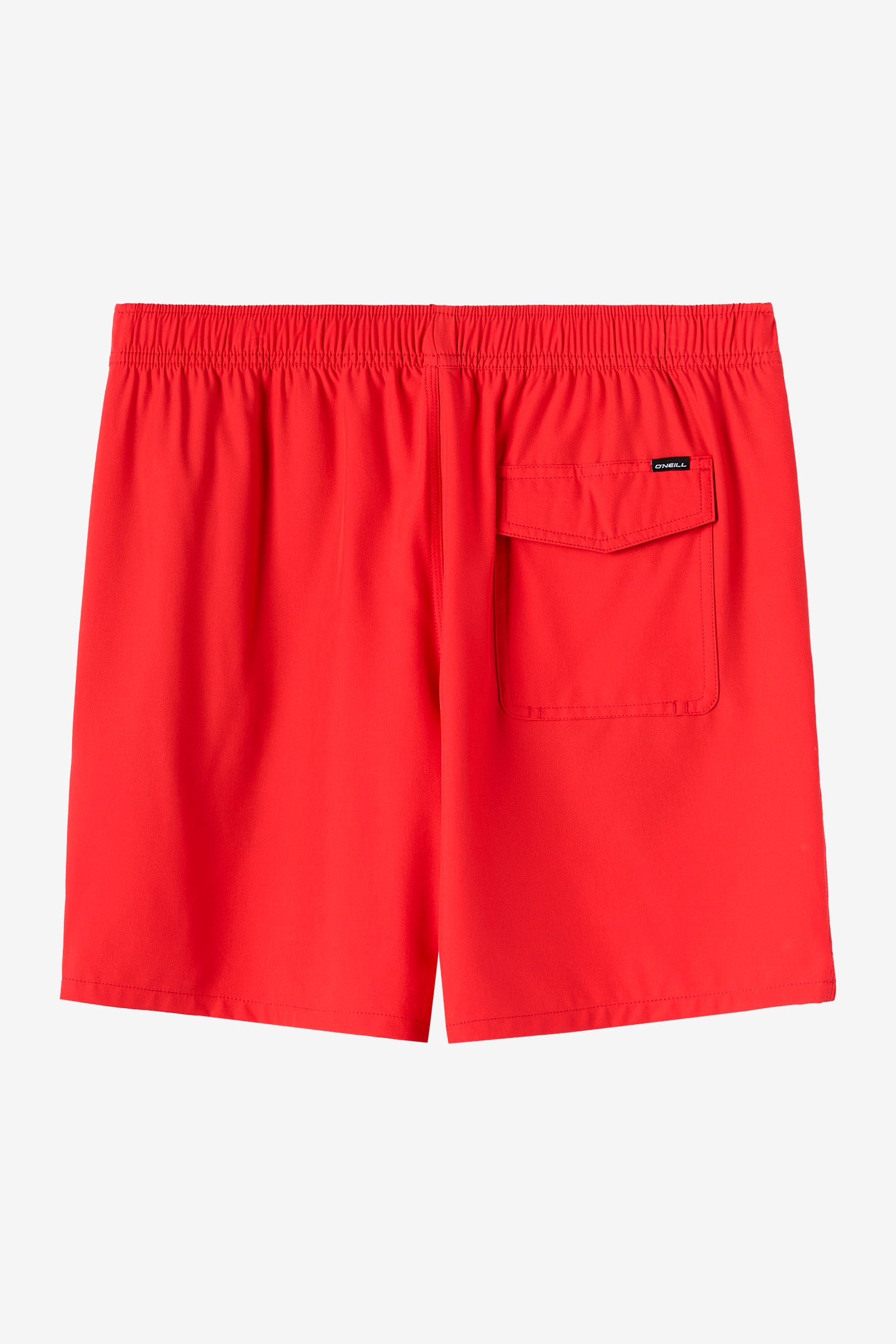 Lennox Hermosa Solid Elastic Waist 17 Swim Trunks - Image 7
