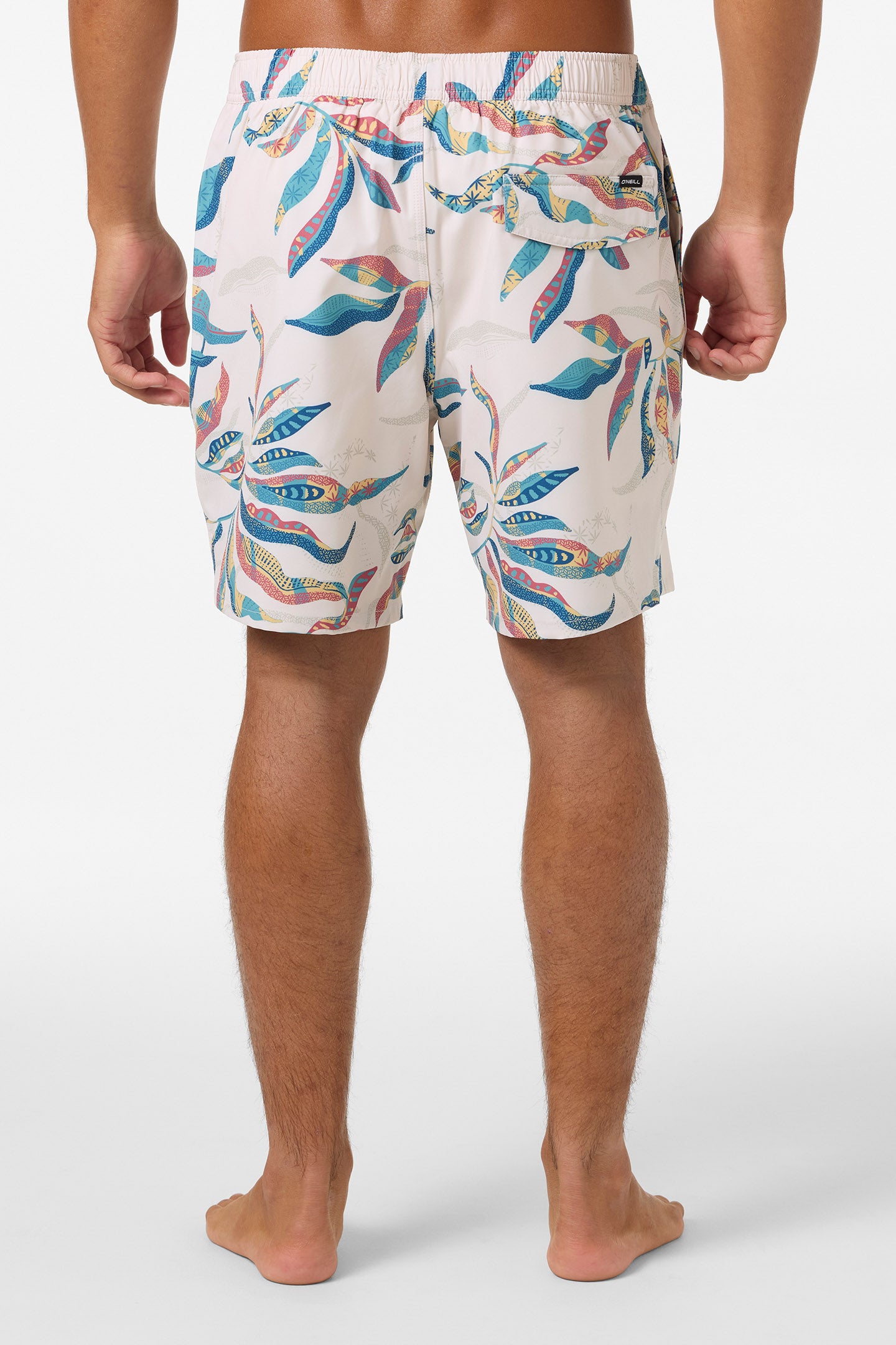 Hermosa Elastic Waist Lined 17 Swim Trunks - Image 4
