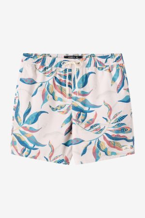 Hermosa Elastic Waist Lined 17 Swim Trunks