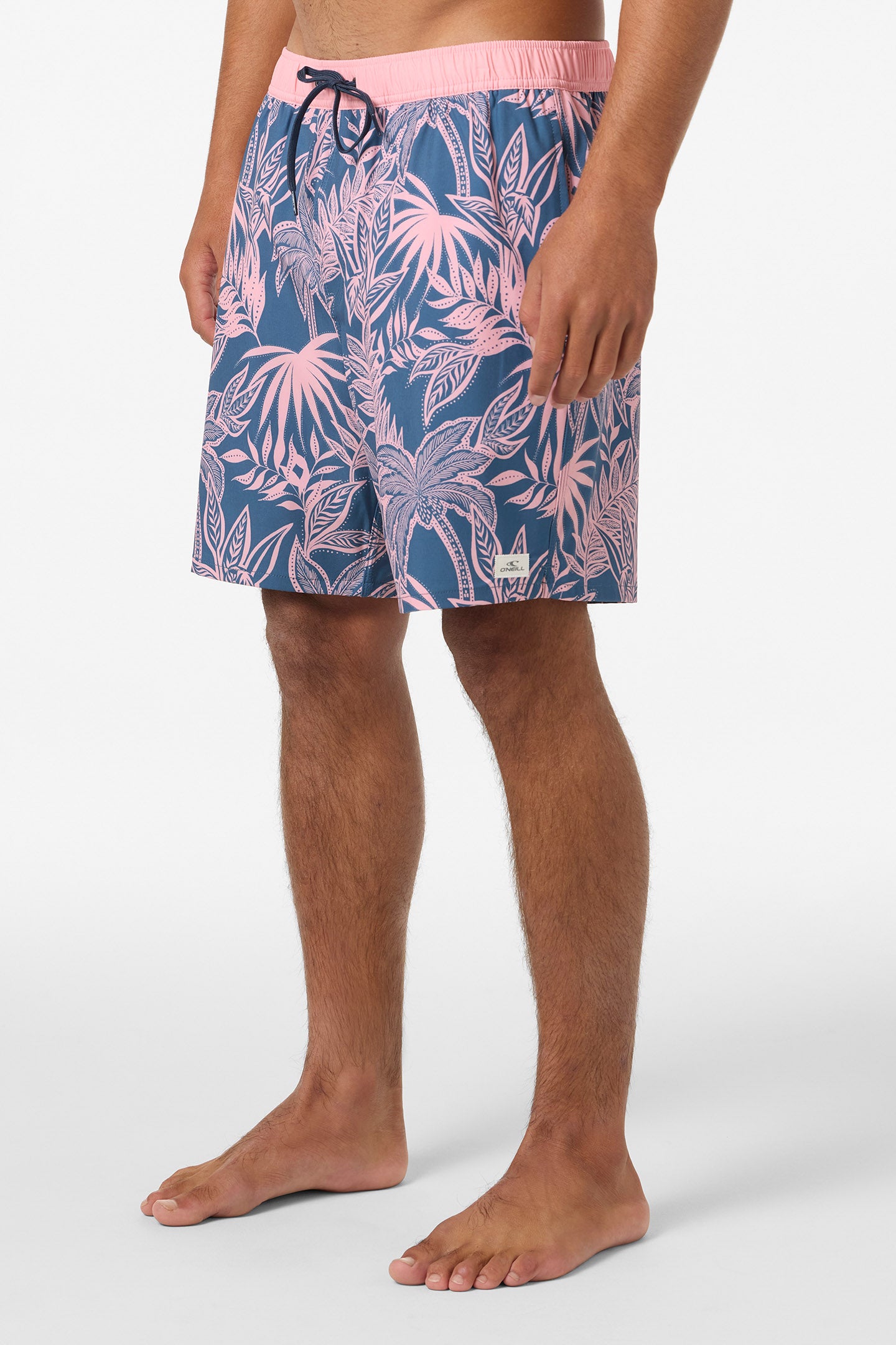 Hermosa Elastic Waist Lined 17 Swim Trunks - Image 3
