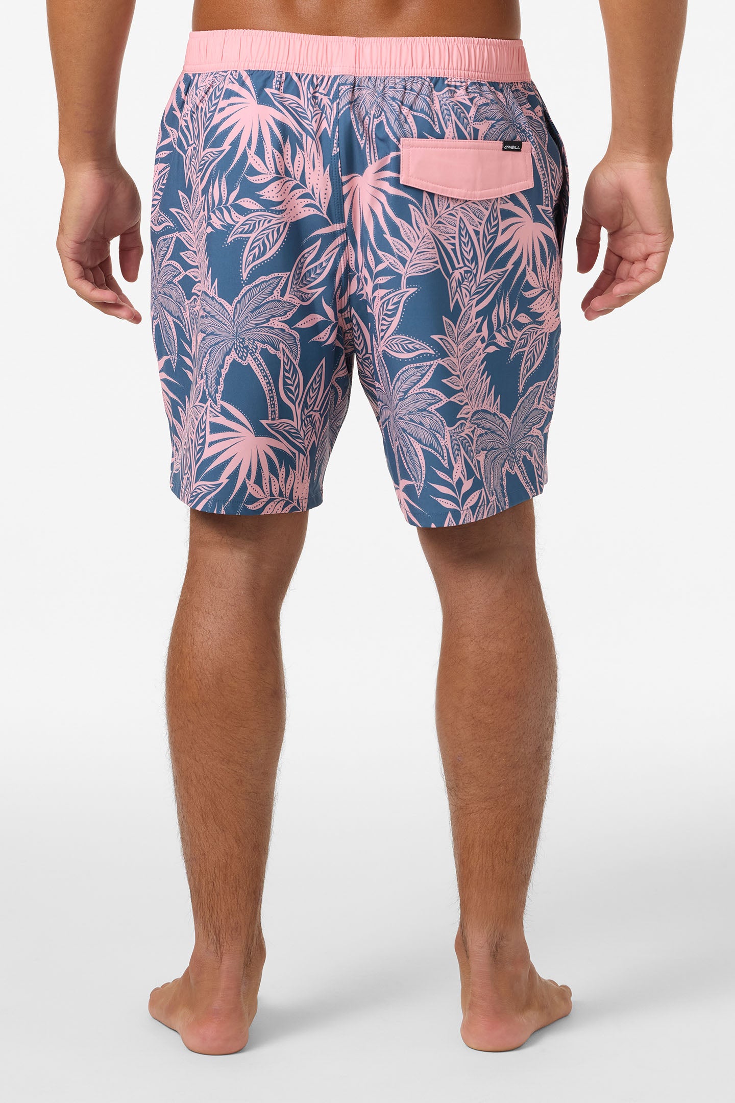 Hermosa Elastic Waist Lined 17 Swim Trunks - Image 4