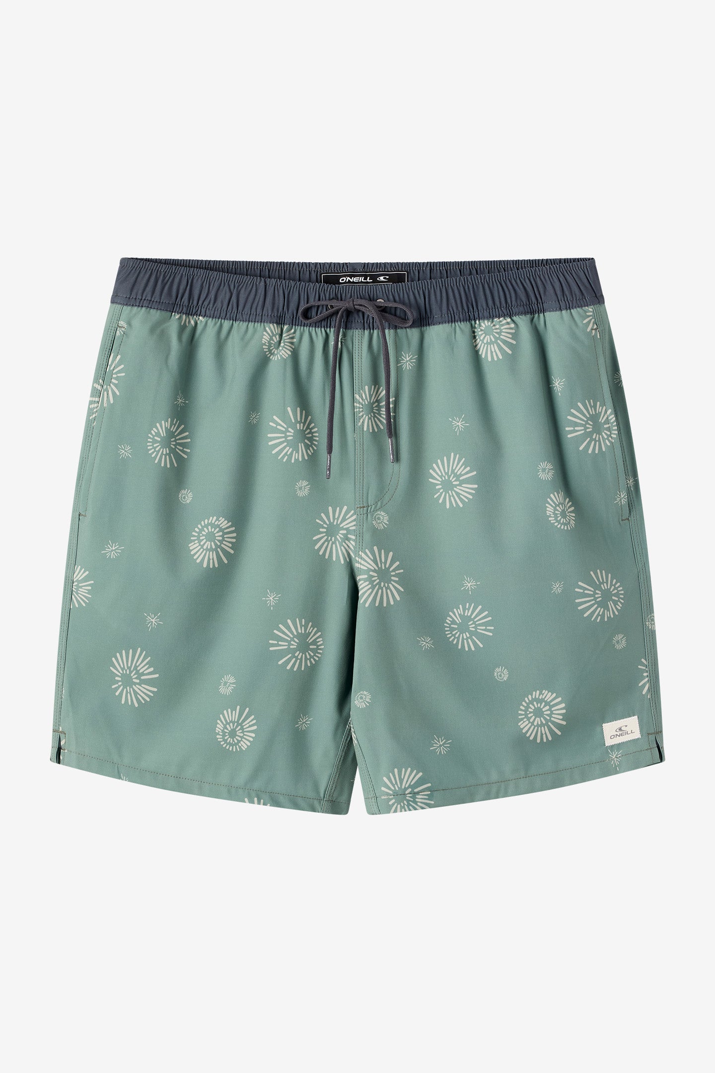 Hermosa Elastic Waist Lined 17 Swim Trunks