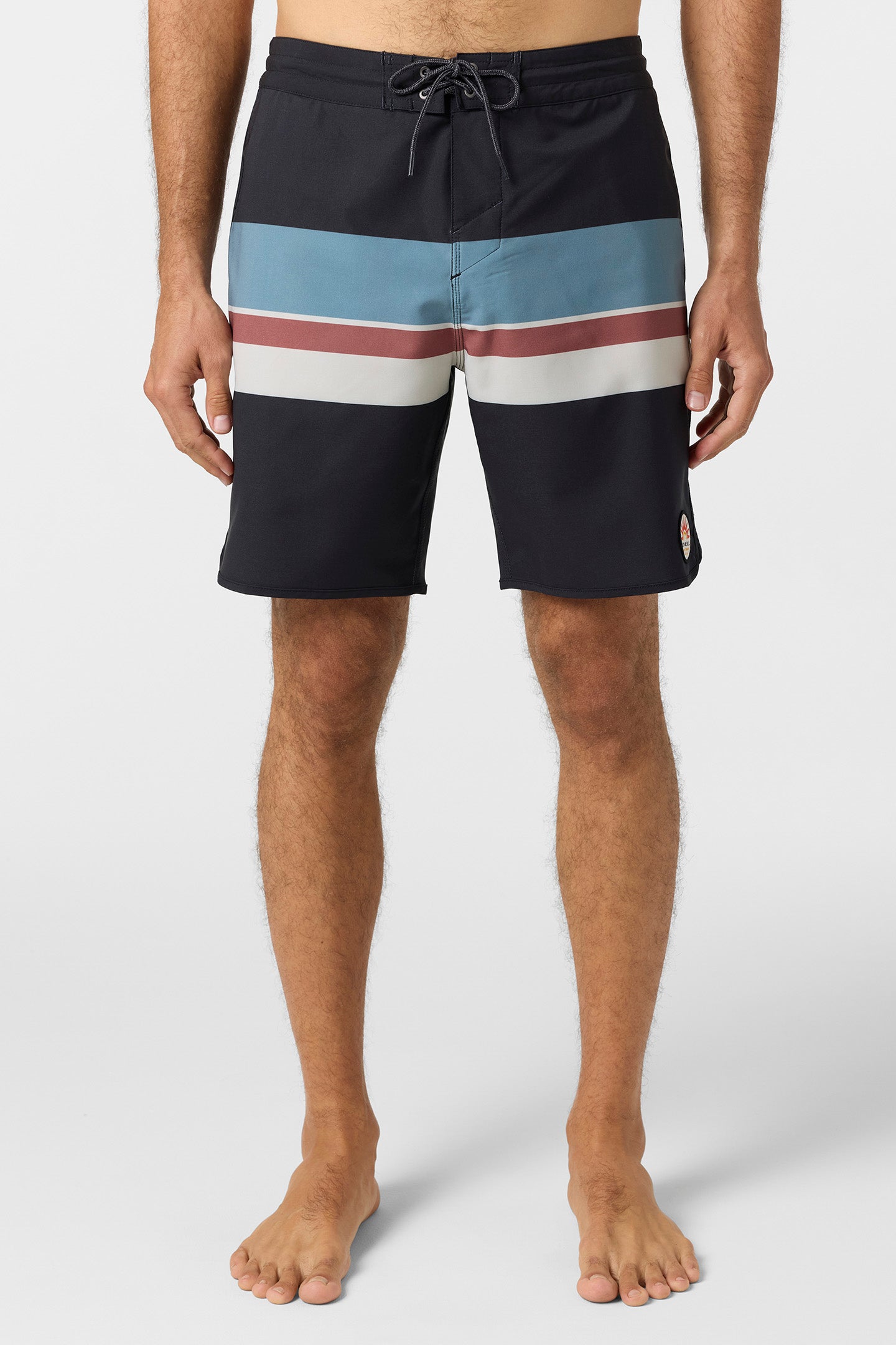 Cruzer Stripe Scallop 18 Boardshorts - Image 2