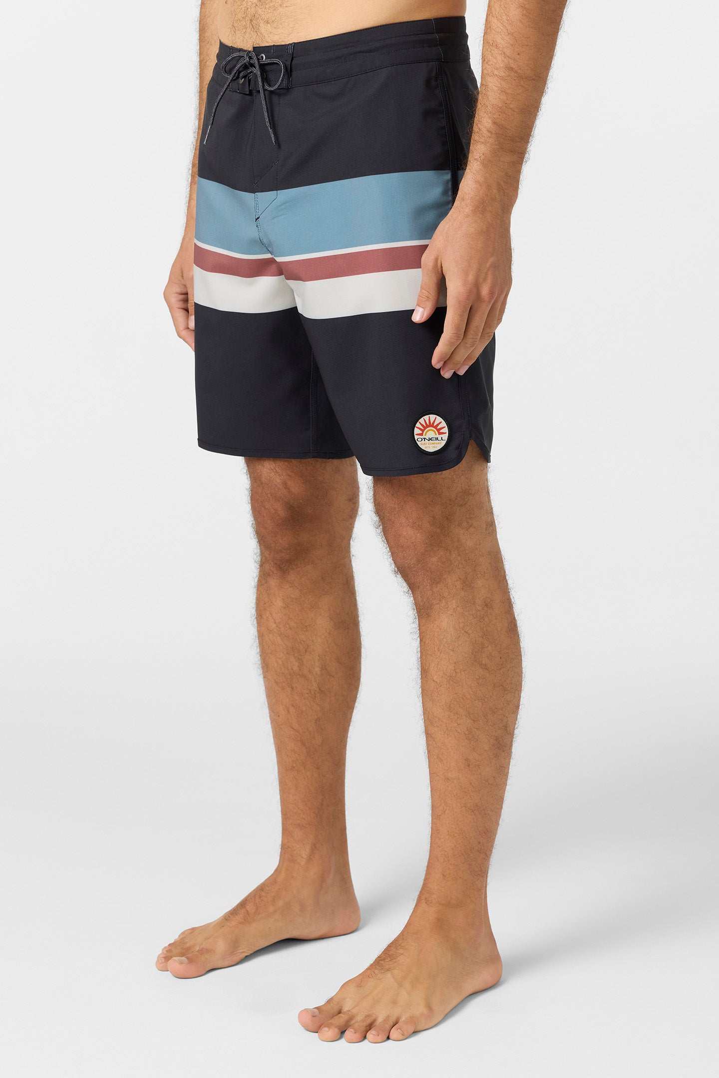 Cruzer Stripe Scallop 18 Boardshorts - Image 3