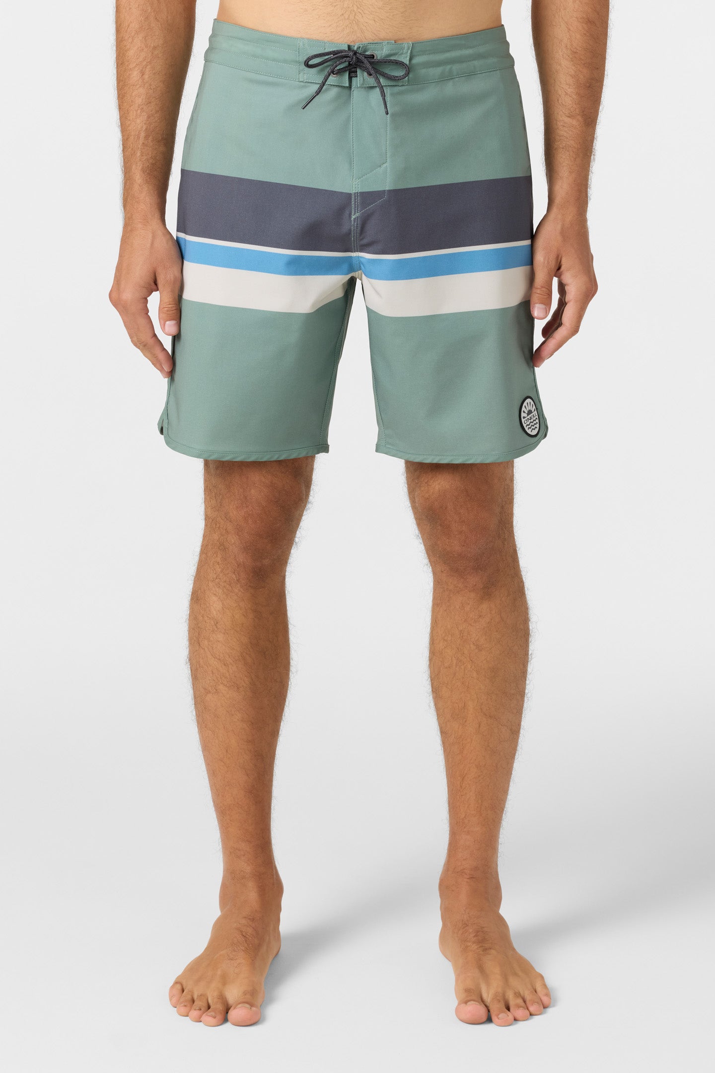 Cruzer Stripe Scallop 18 Boardshorts - Image 3