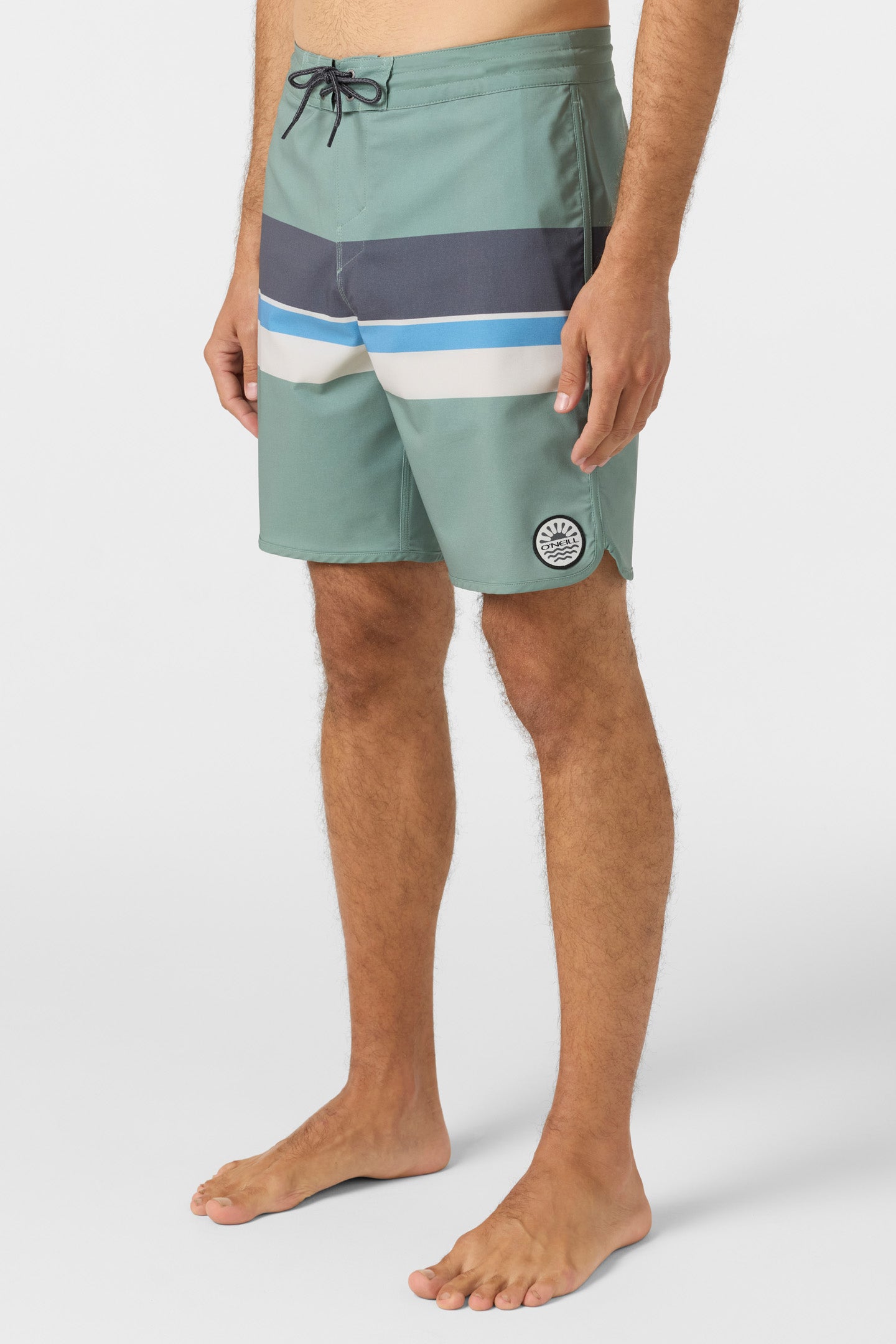 Cruzer Stripe Scallop 18 Boardshorts - Image 4