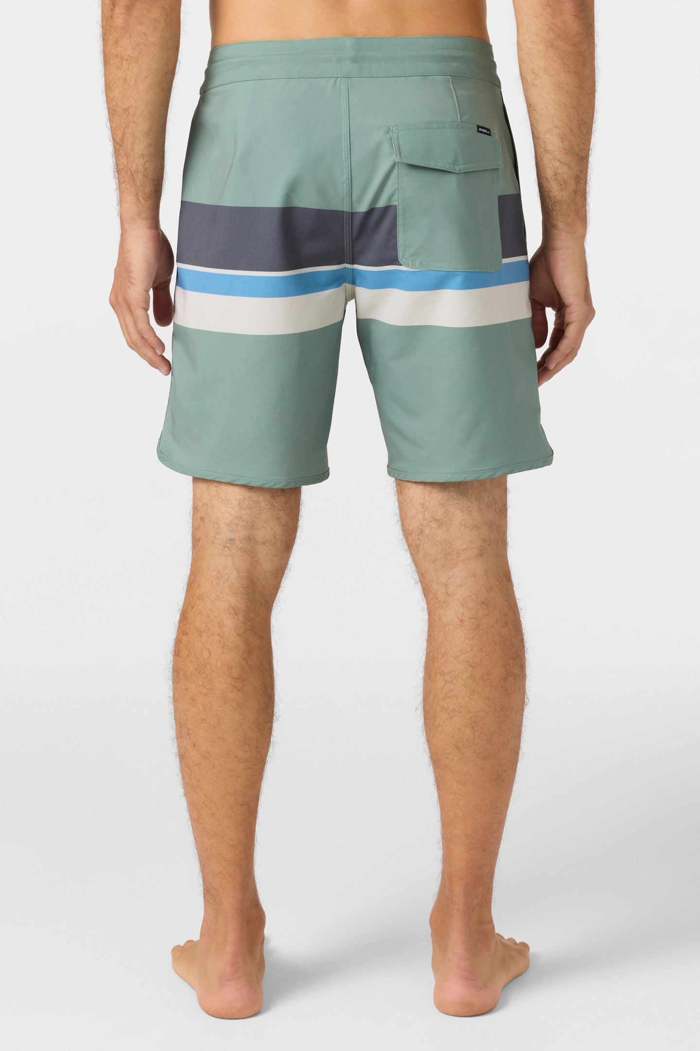 Cruzer Stripe Scallop 18 Boardshorts - Image 6