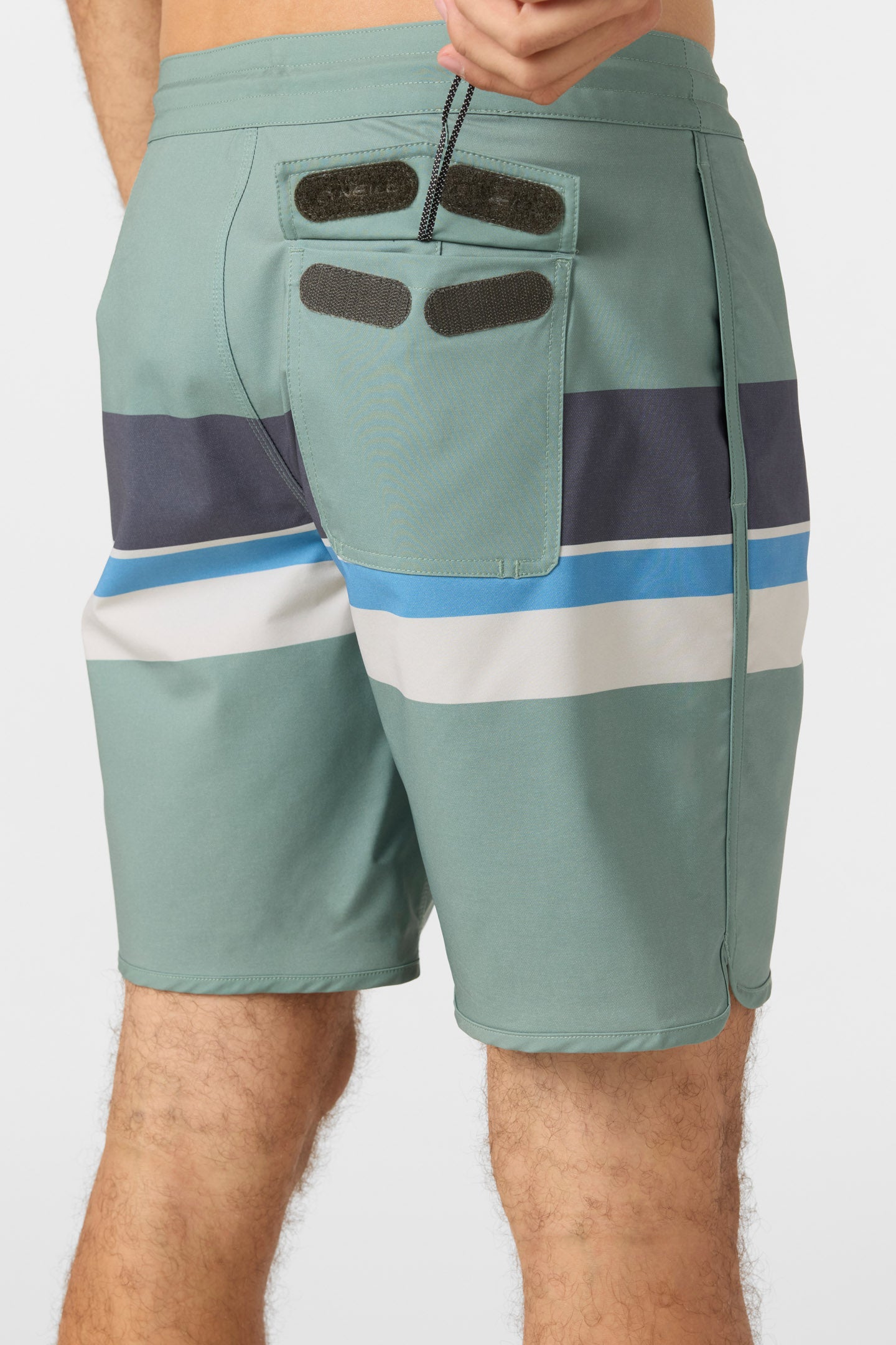 Cruzer Stripe Scallop 18 Boardshorts - Image 7