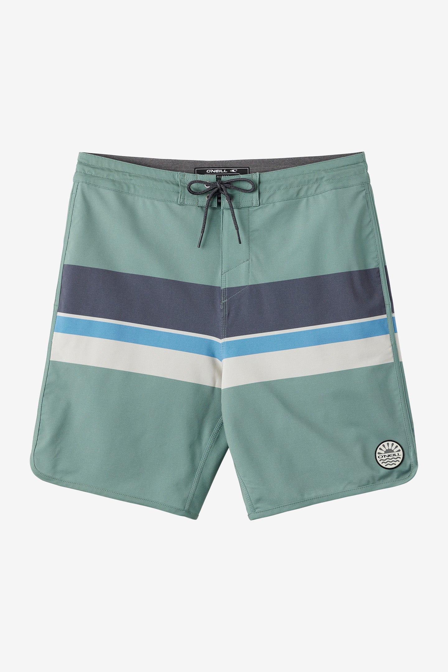 Cruzer Stripe Scallop 18 Boardshorts - Image 2