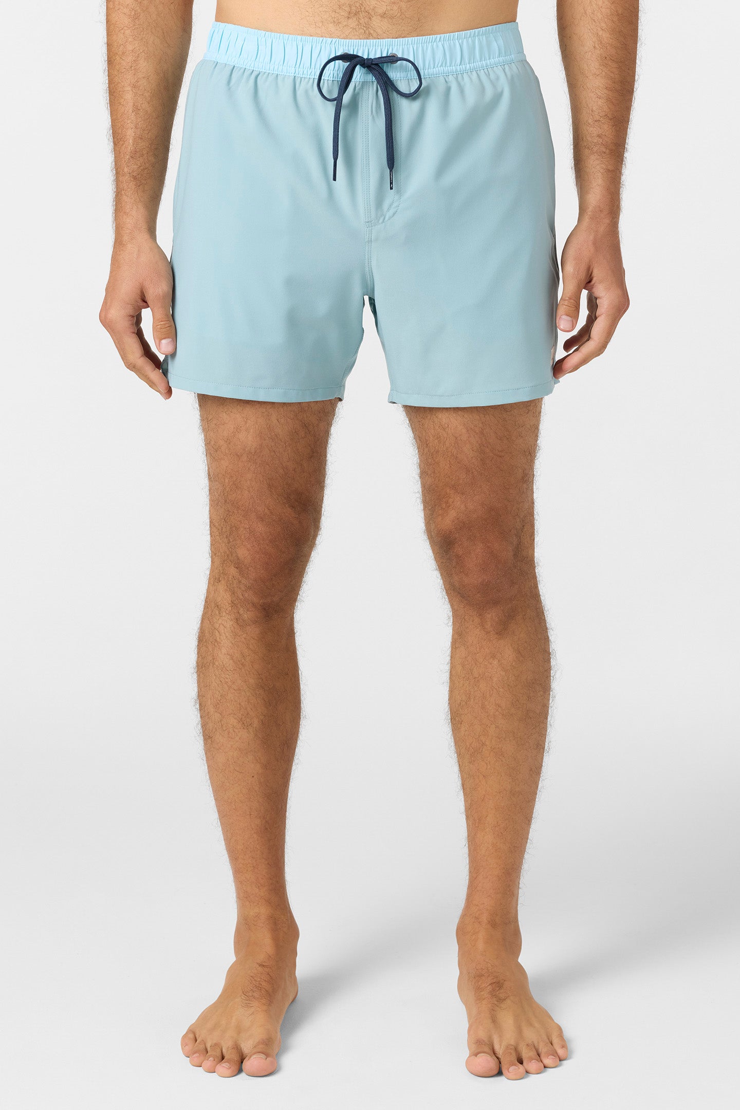 Hermosa Light Lined Elastic Waist 17 Swim Trunks - Image 2