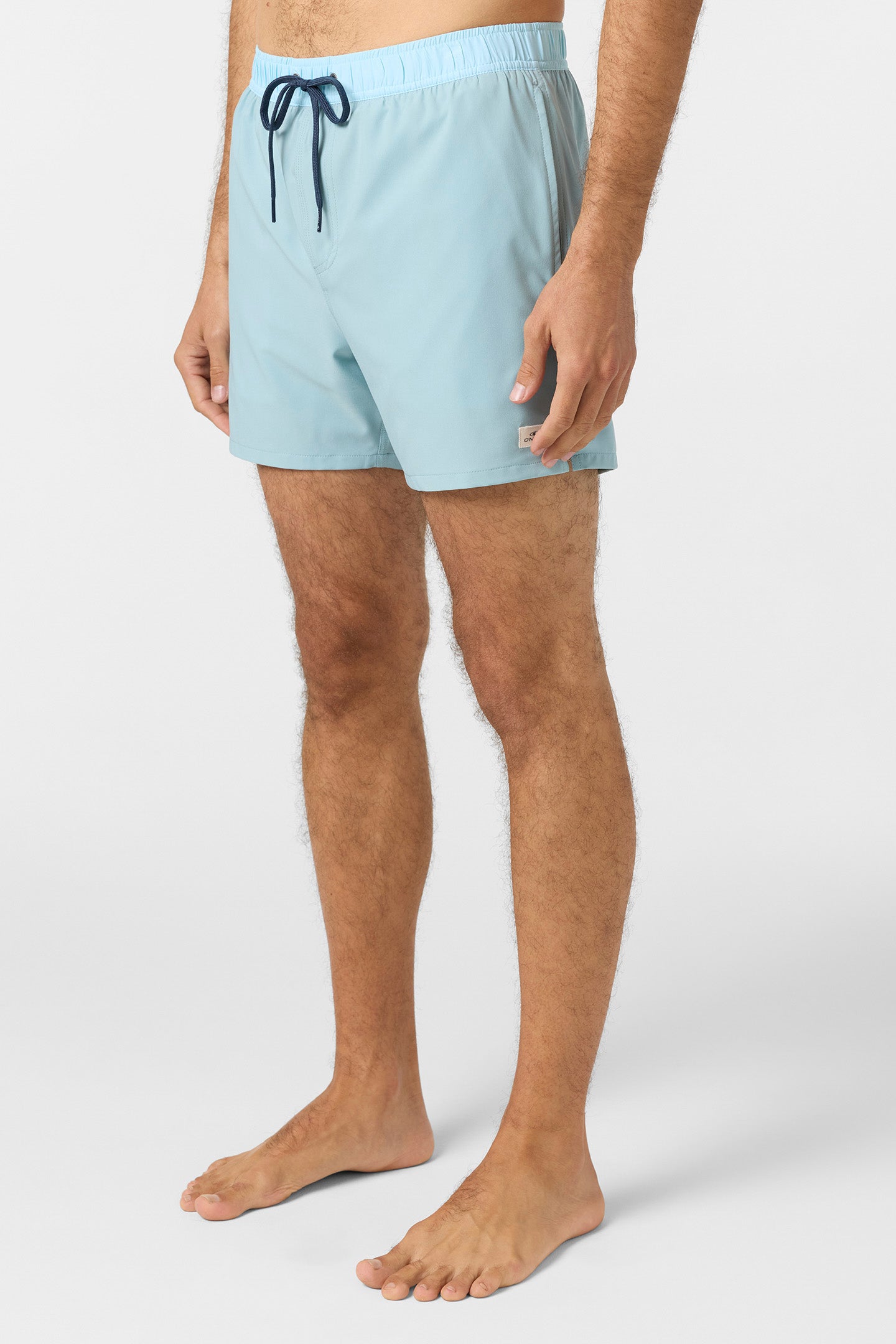 Hermosa Light Lined Elastic Waist 17 Swim Trunks - Image 3