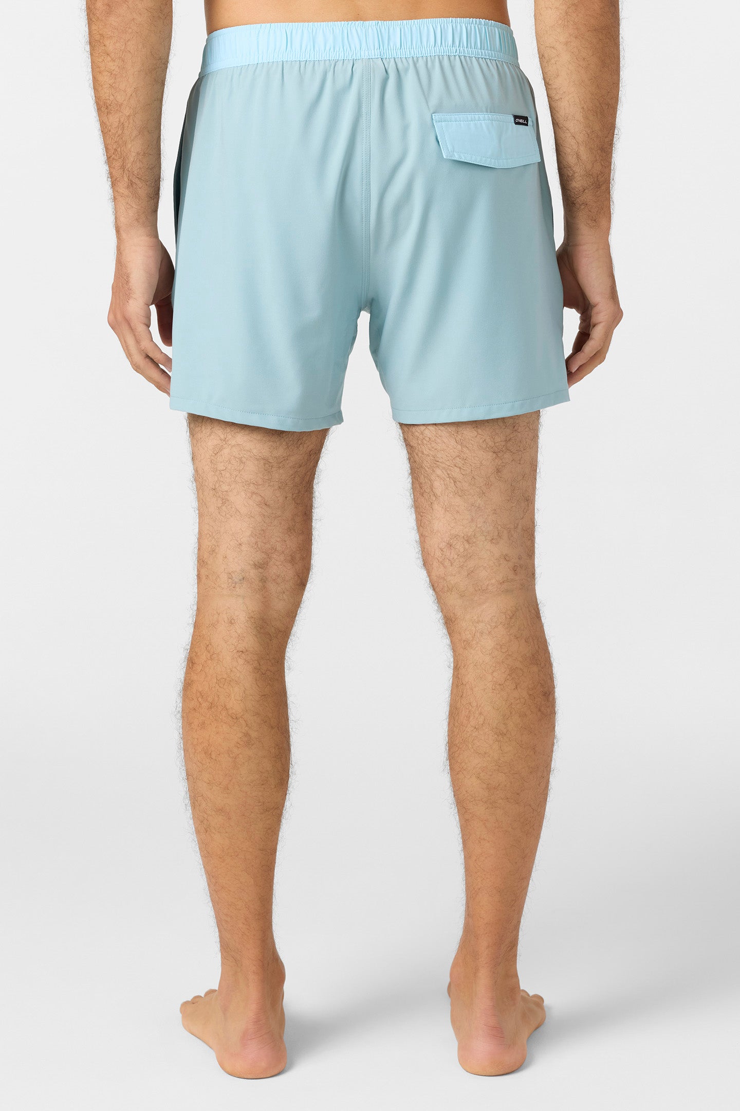 Hermosa Light Lined Elastic Waist 17 Swim Trunks - Image 4