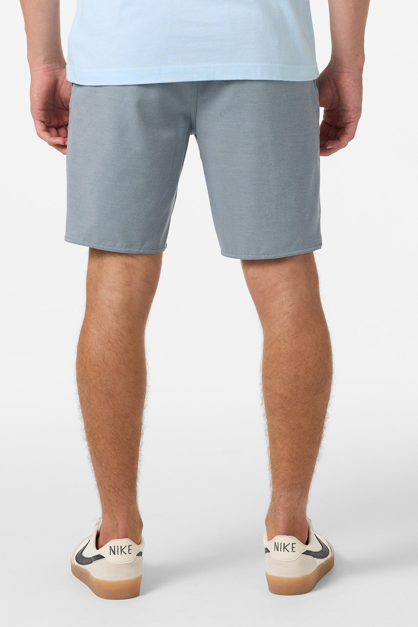 Reserve Light Check Scallop Elastic Waist 18 Hybrid Shorts - Image 5